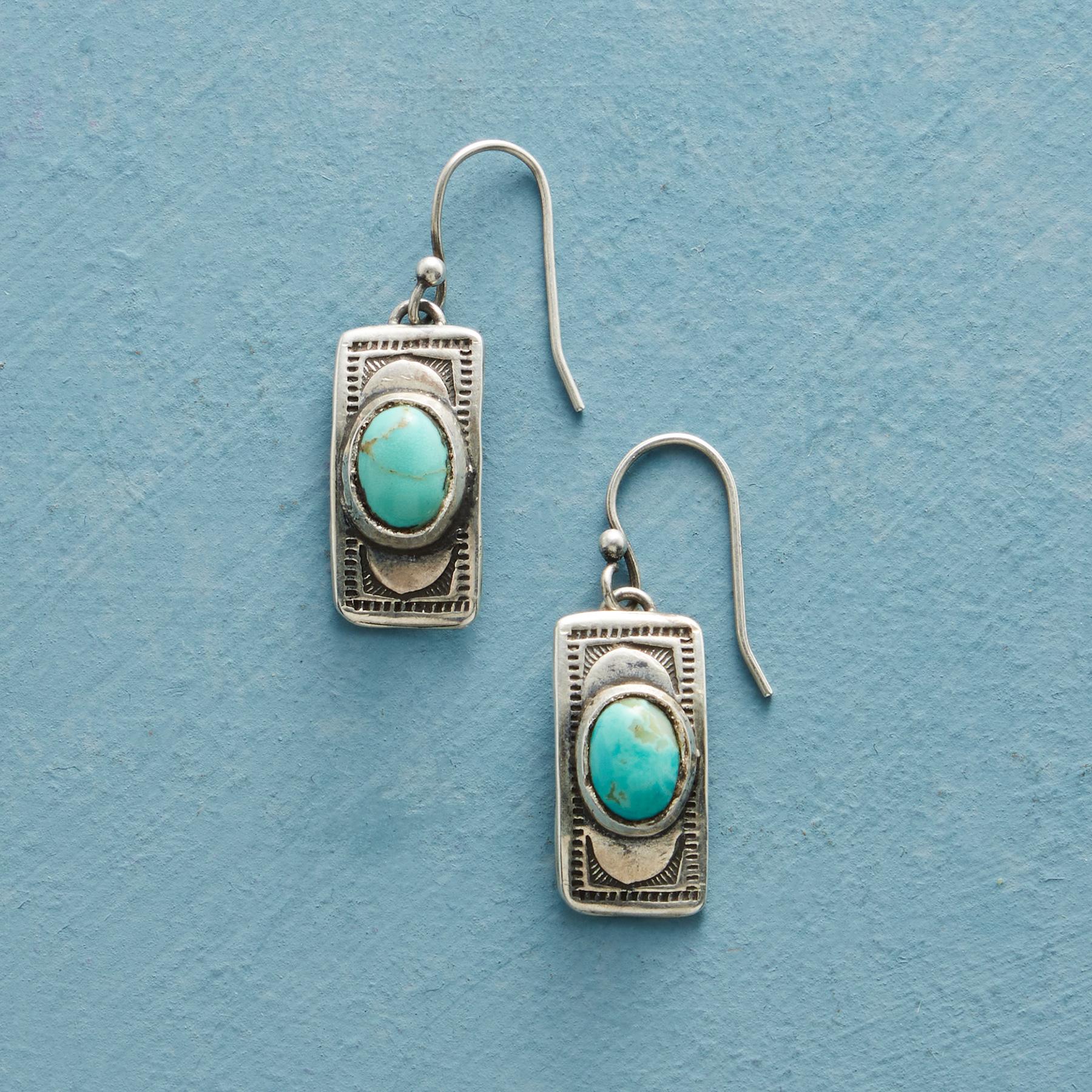 Fleur De Lys Concho Earrings