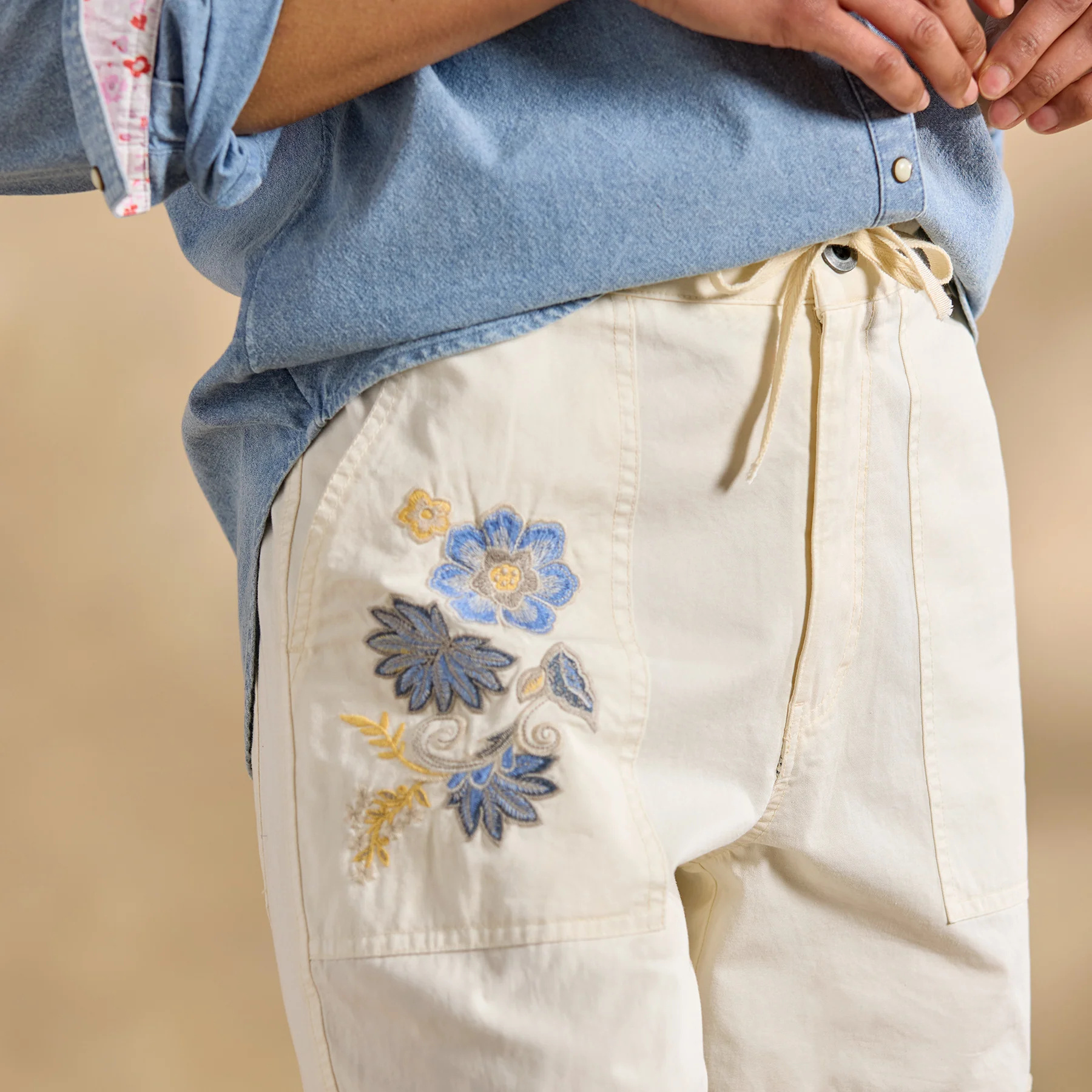 Starling Embroidered Pants