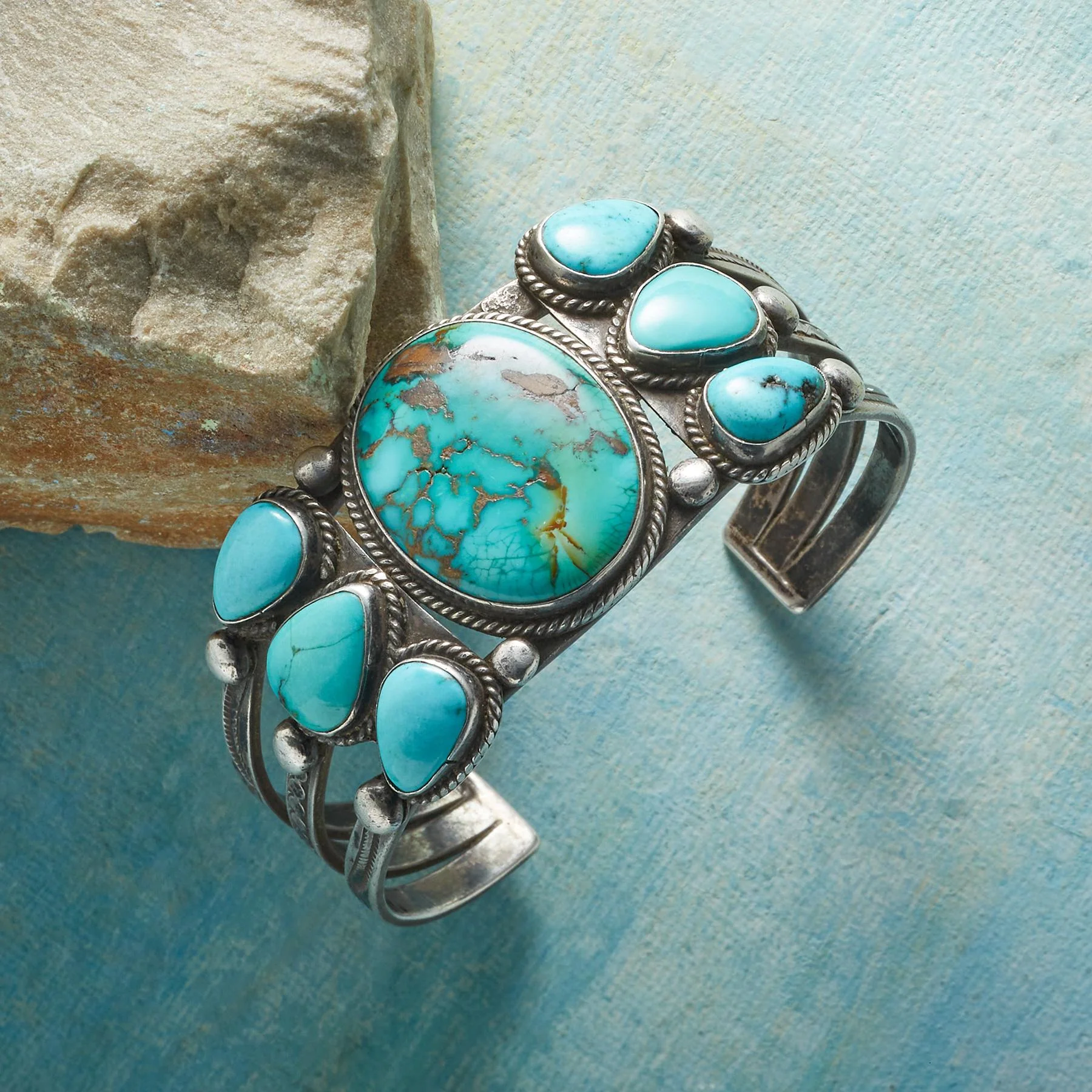 1930S Godber Turquoise Cuff