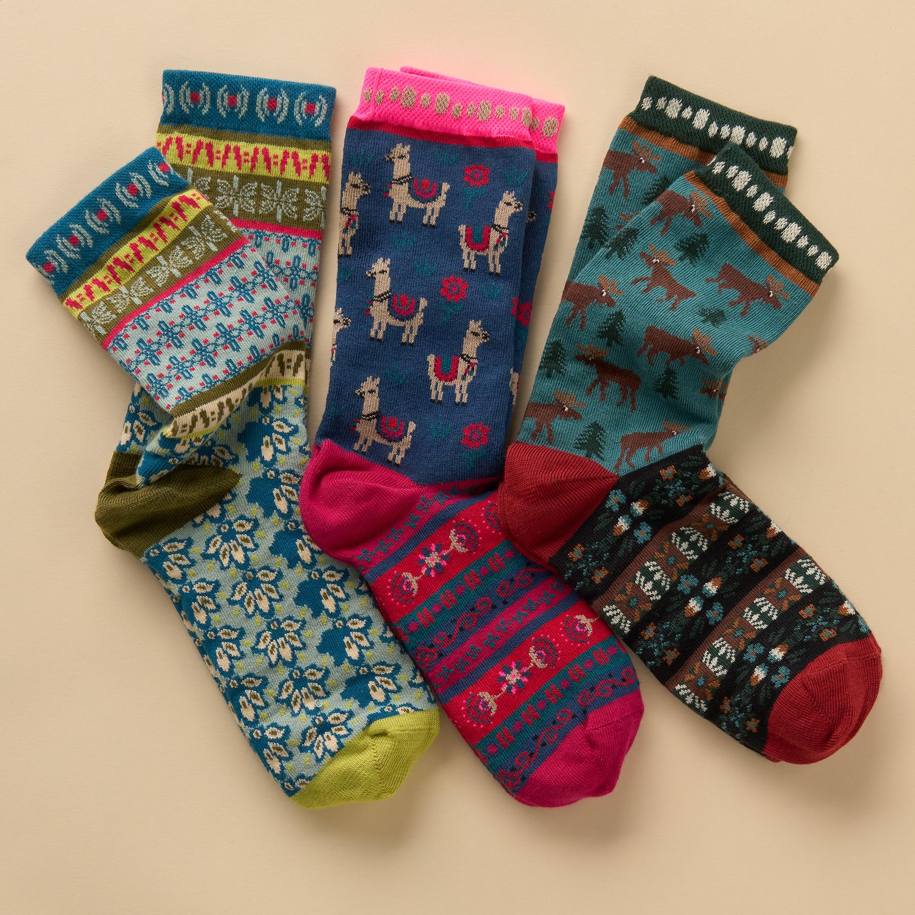 Holiday Critter Socks