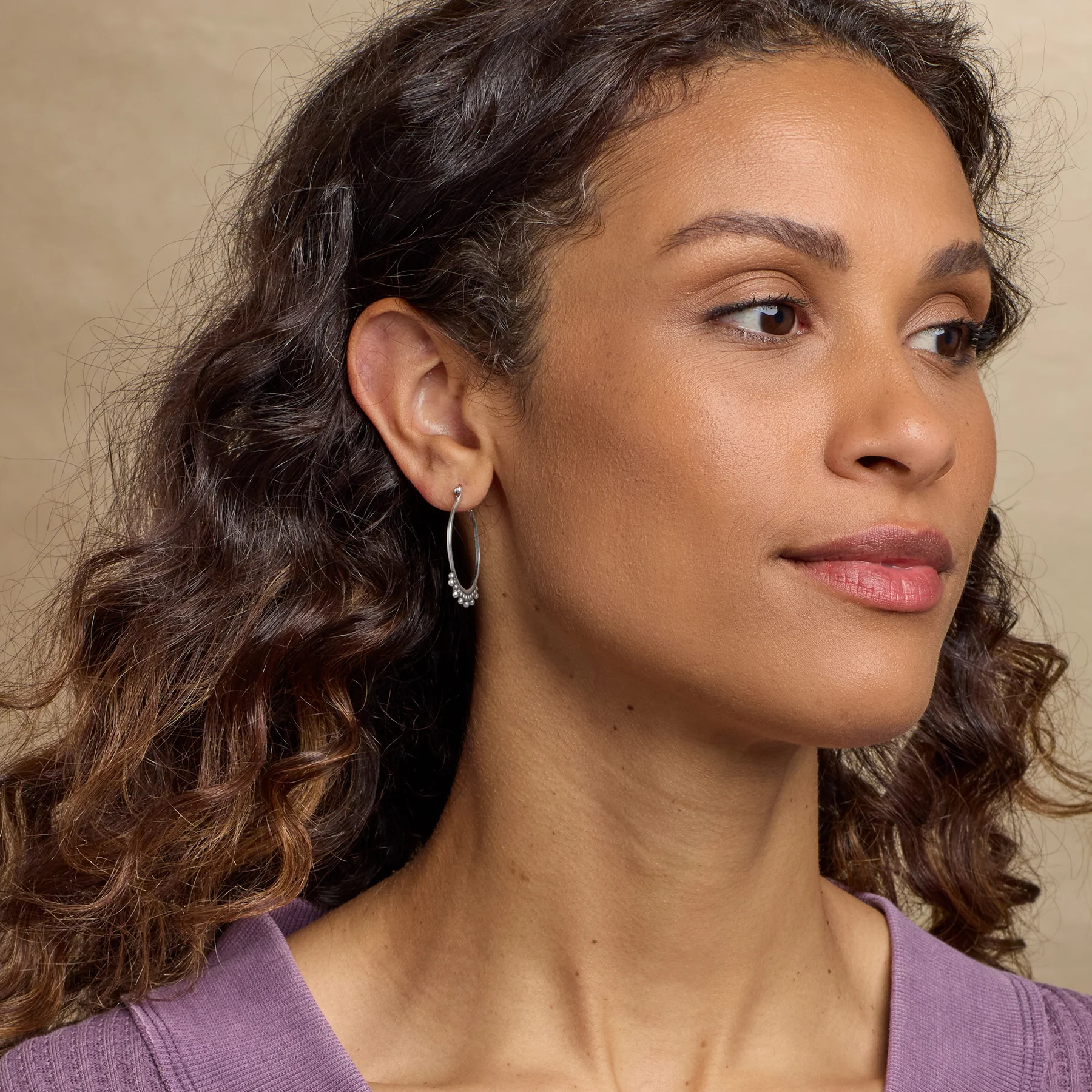 Tenacity Hoop Earrings