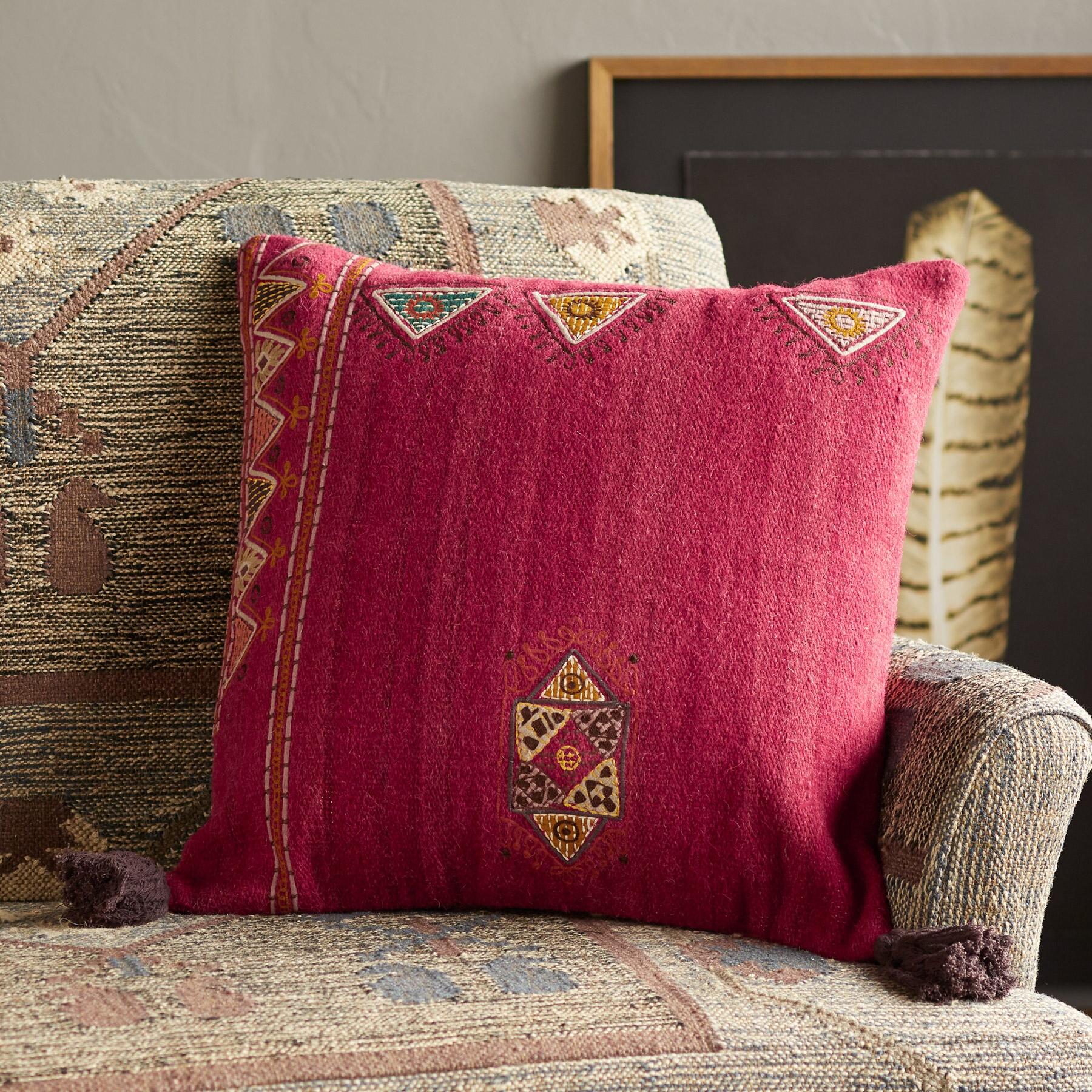 Sunset Ridge Red Trek Pillow