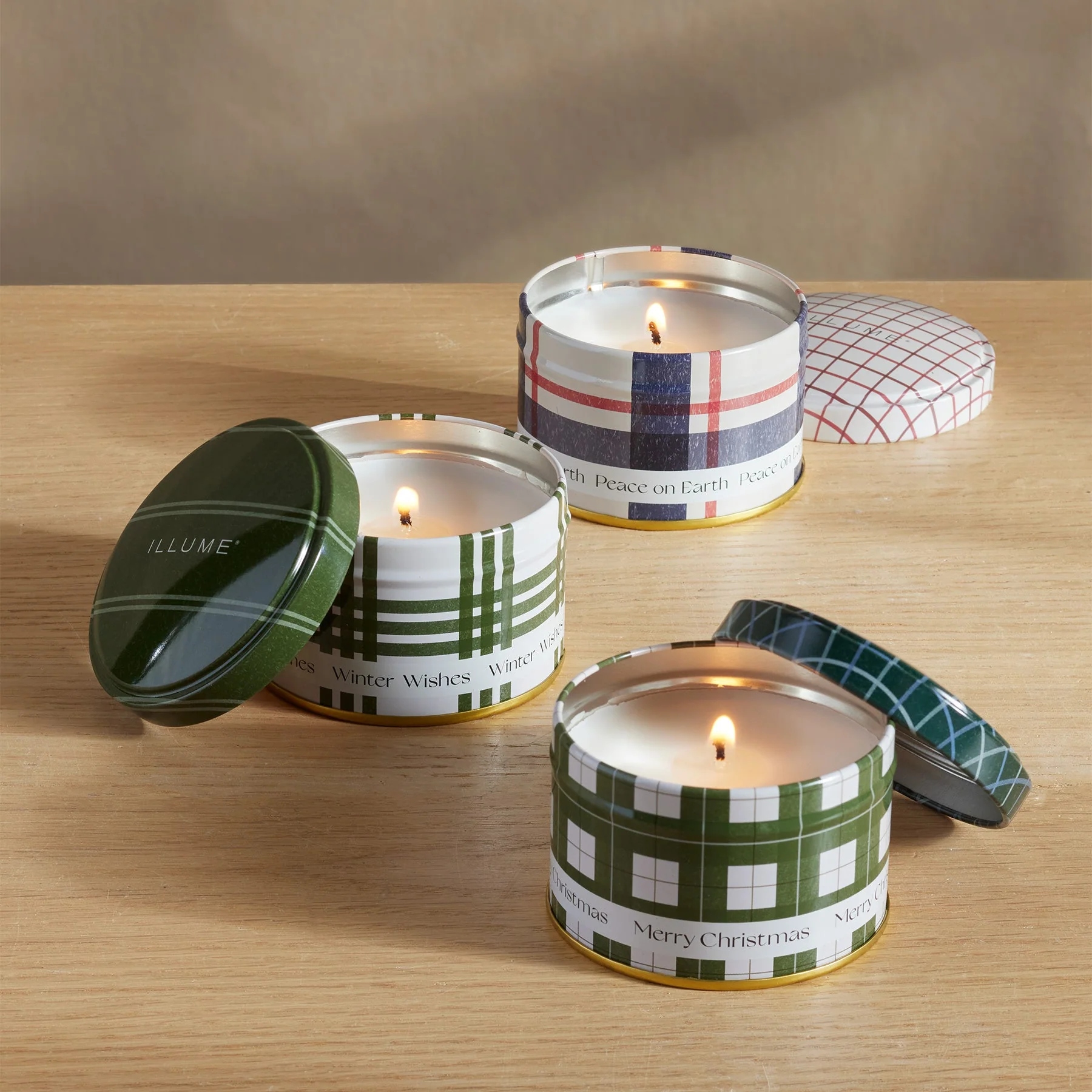 Yuletide Candle Trio
