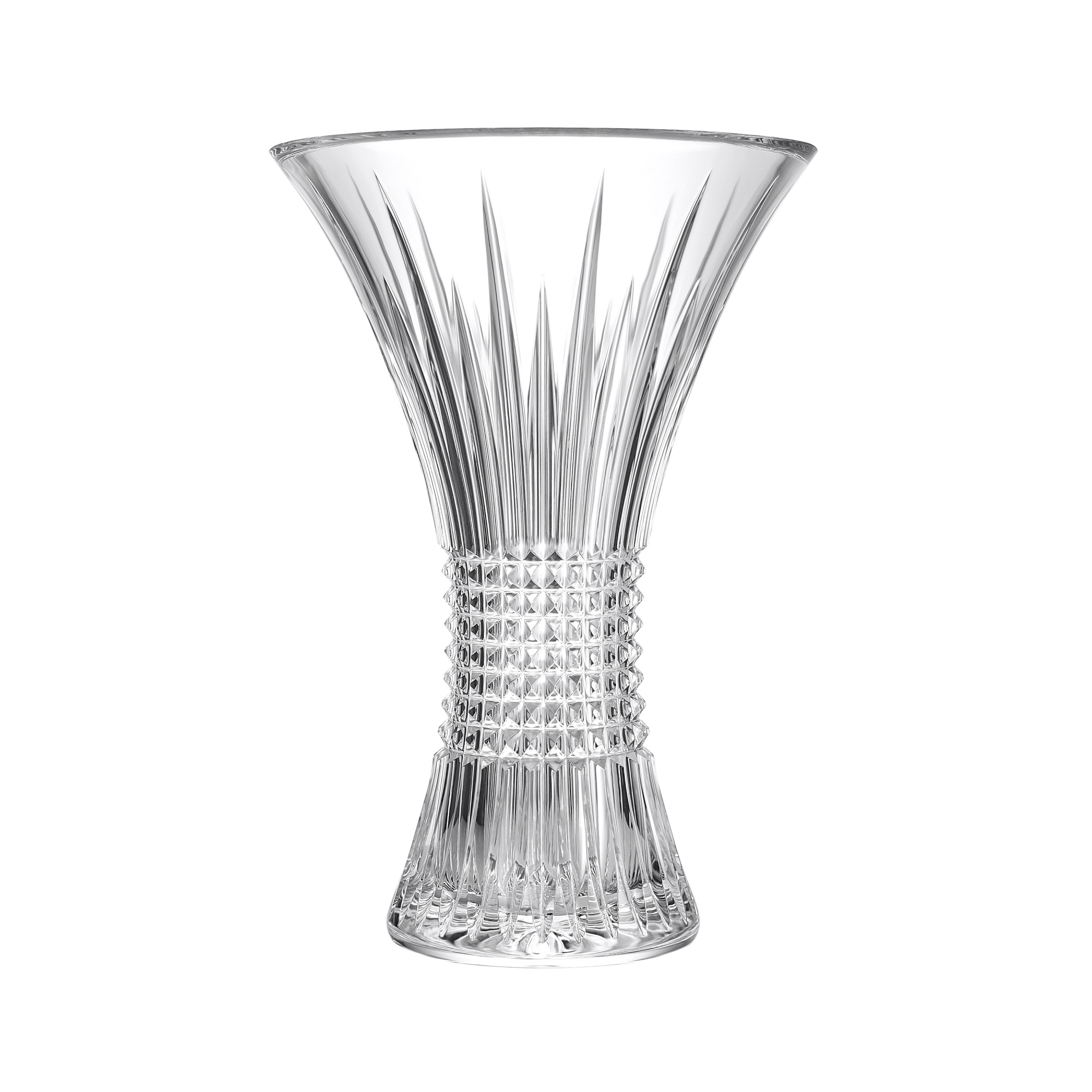 Waterford Lismore Diamond Vase, 14