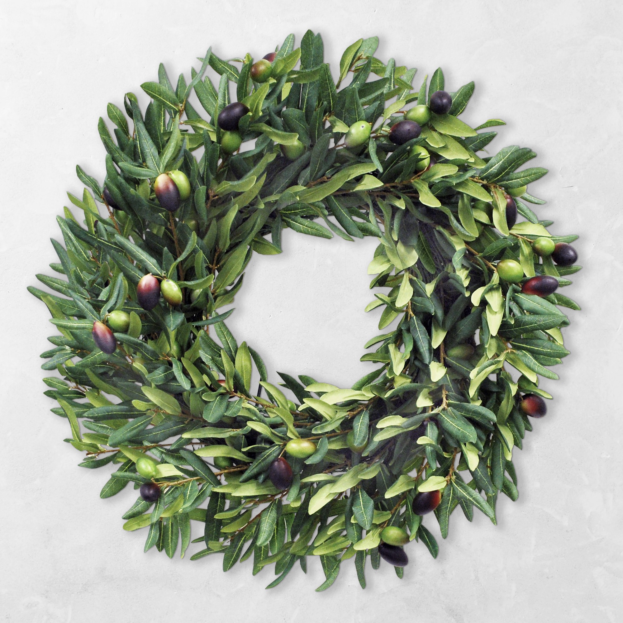 Olive Faux Wreath, 20