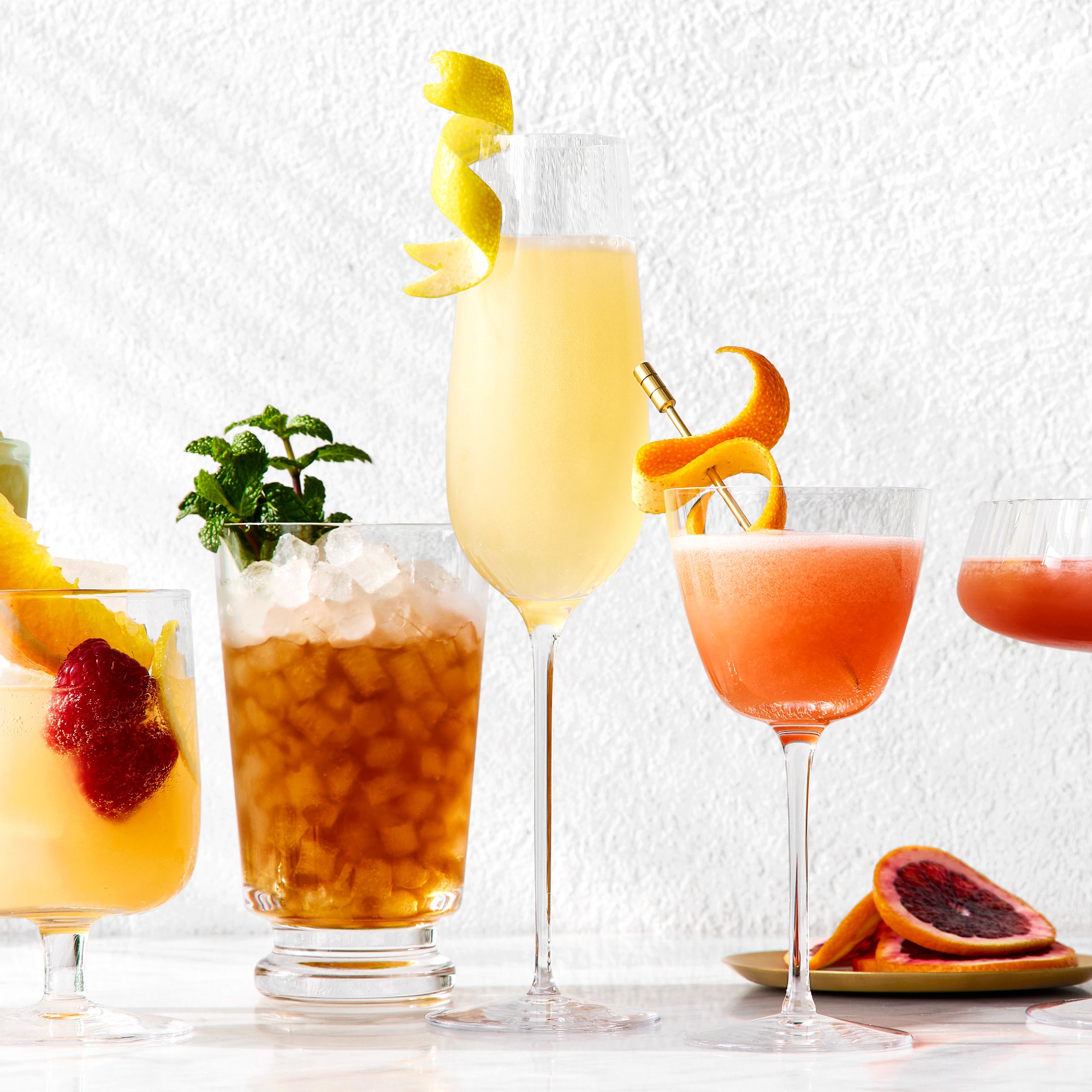 Williams Sonoma Reserve Optic Champagne Flutes