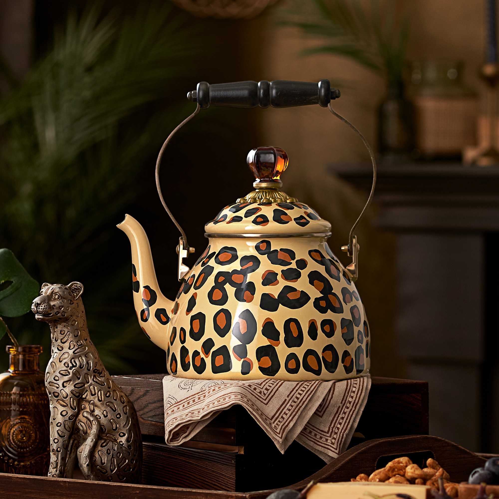 MacKenzie-Childs Spot On Tea Kettle, 2-Qt.