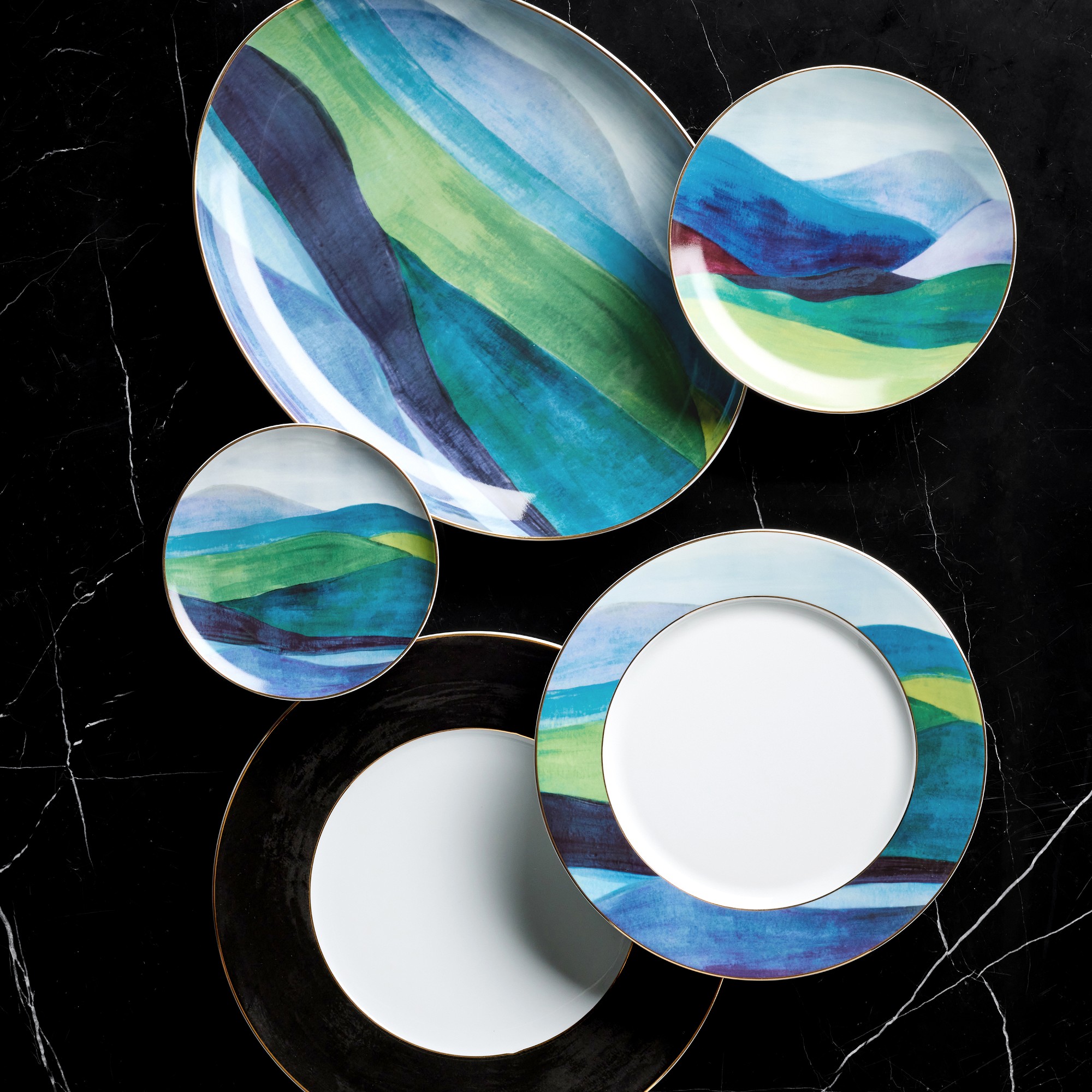 Sheila Bridges x Williams Sonoma Highlands Salad Plates, Set of 4