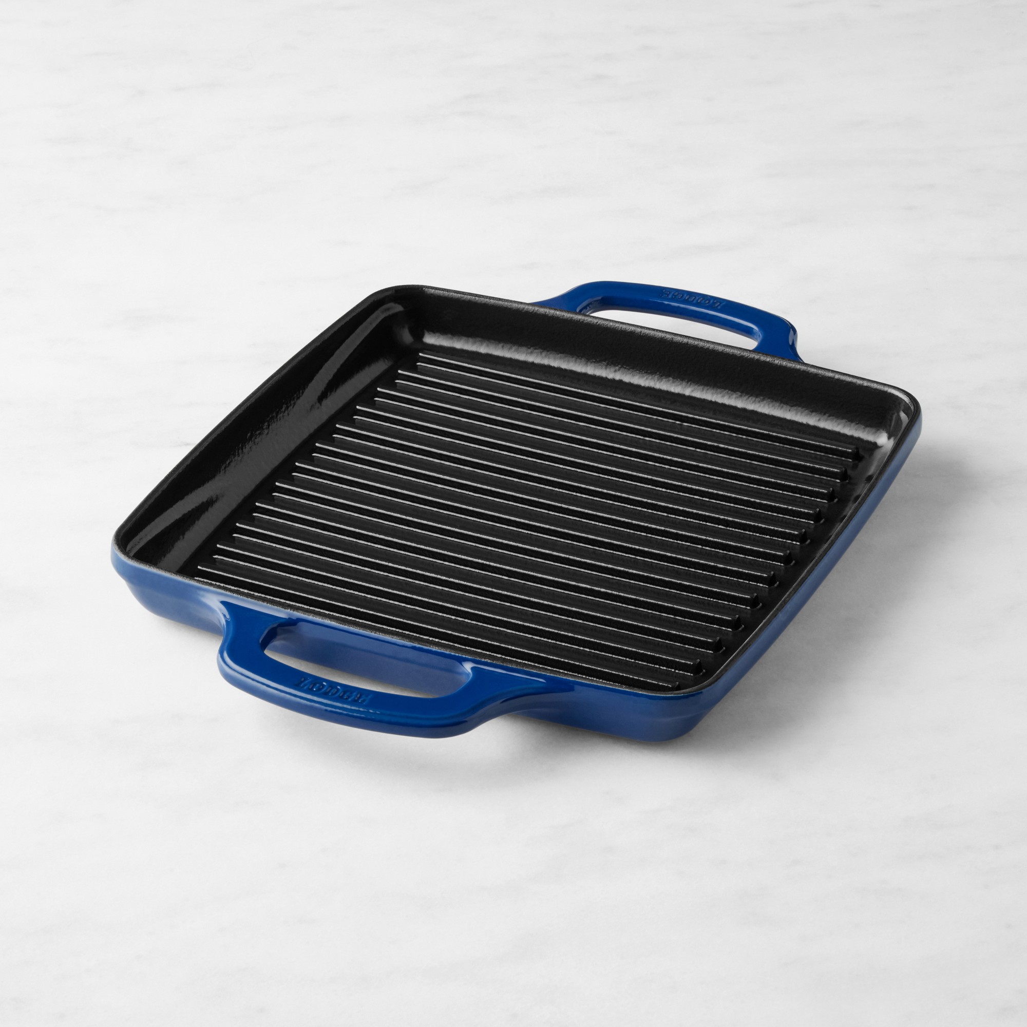 Lodge USA Enameled Cast Iron Grill Pan, 11