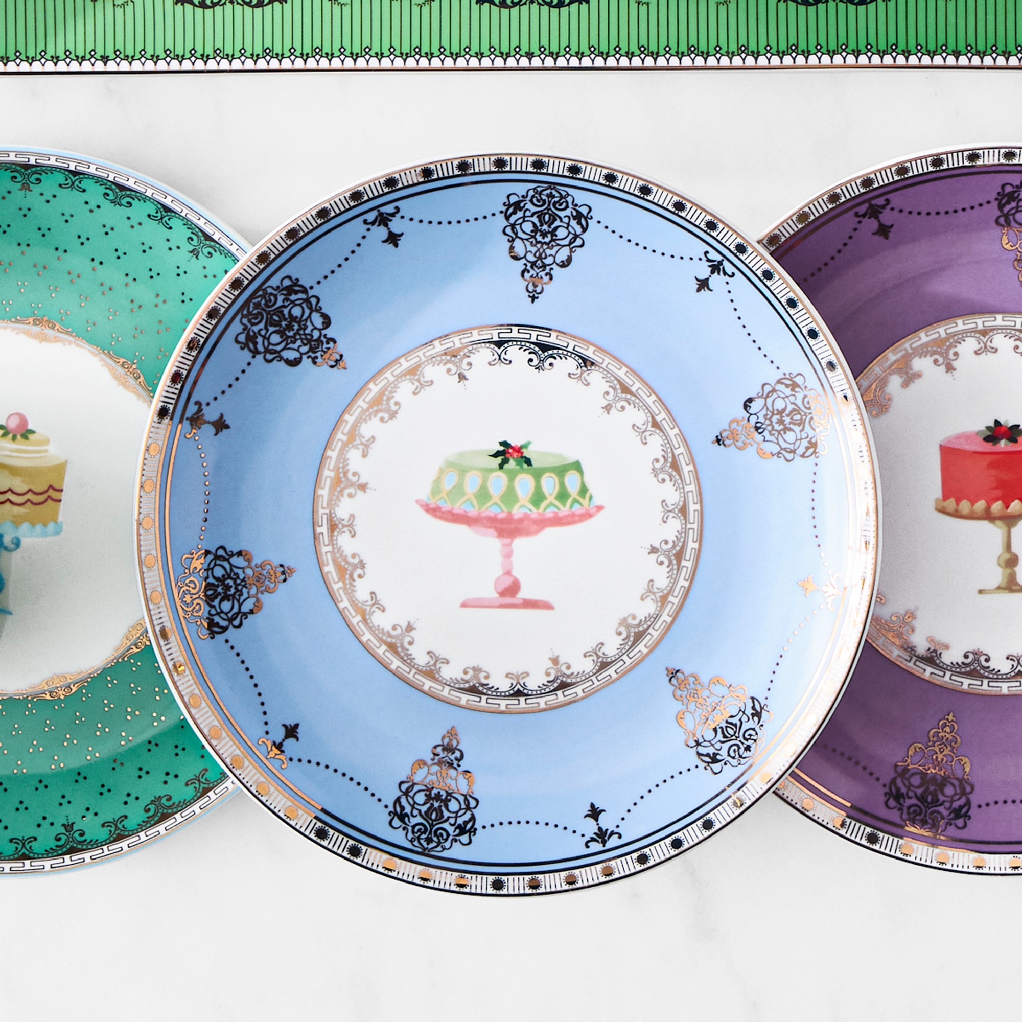 Celebration Dessert Plates, Set of 6