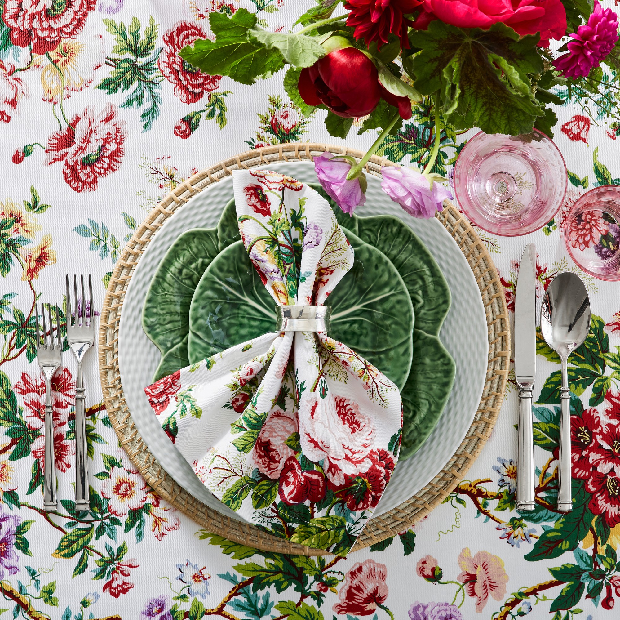 Bordallo Pinheiro Cabbage Dinner Plates