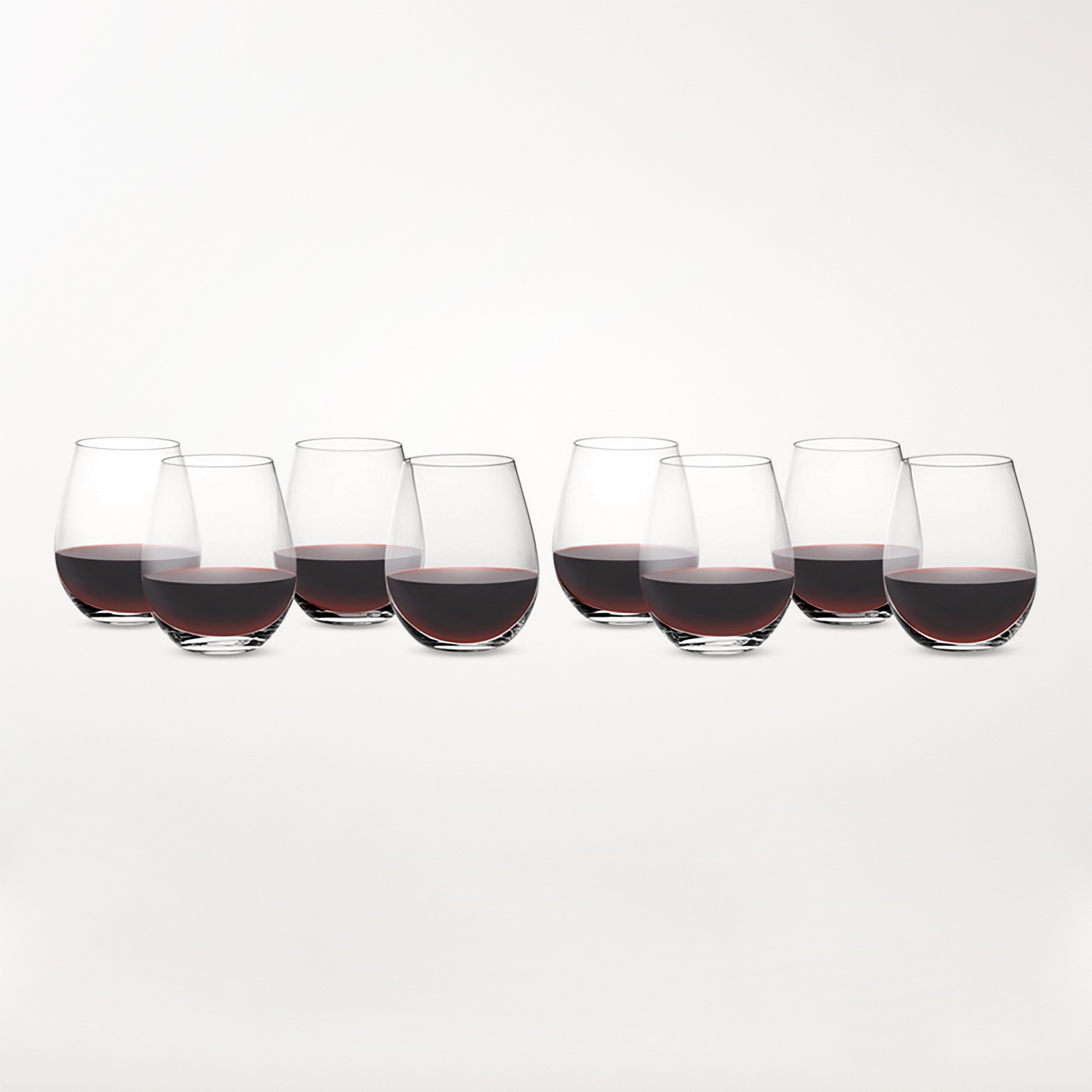 Williams Sonoma Reserve Stemless Red Wine Glasses, Buy 6-Get 8 Set