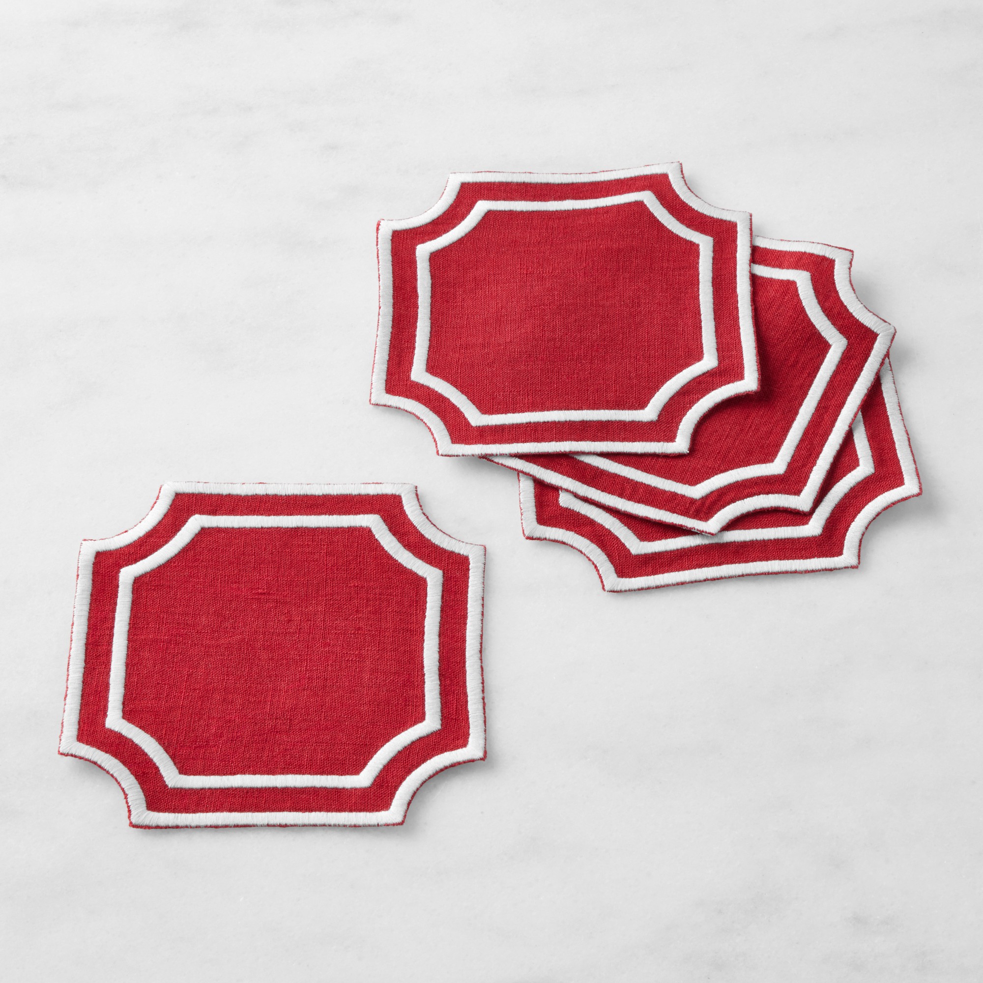Cartouche Coasters, Set of 4