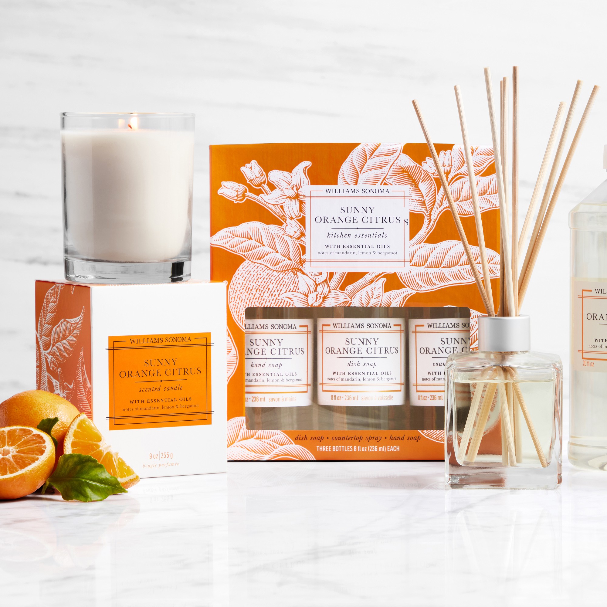 Williams Sonoma Sunny Orange Citrus Kitchen Essentials Kit