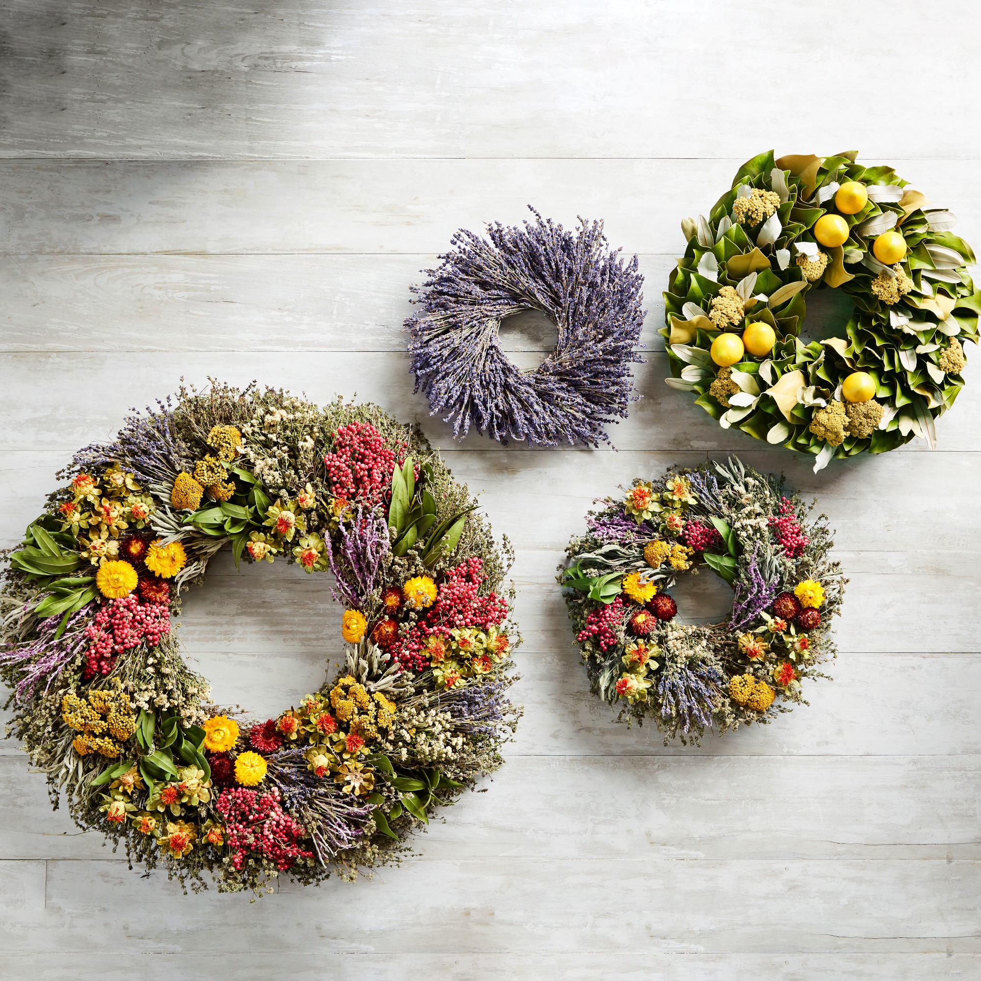 Lavender Live Wreath, 14