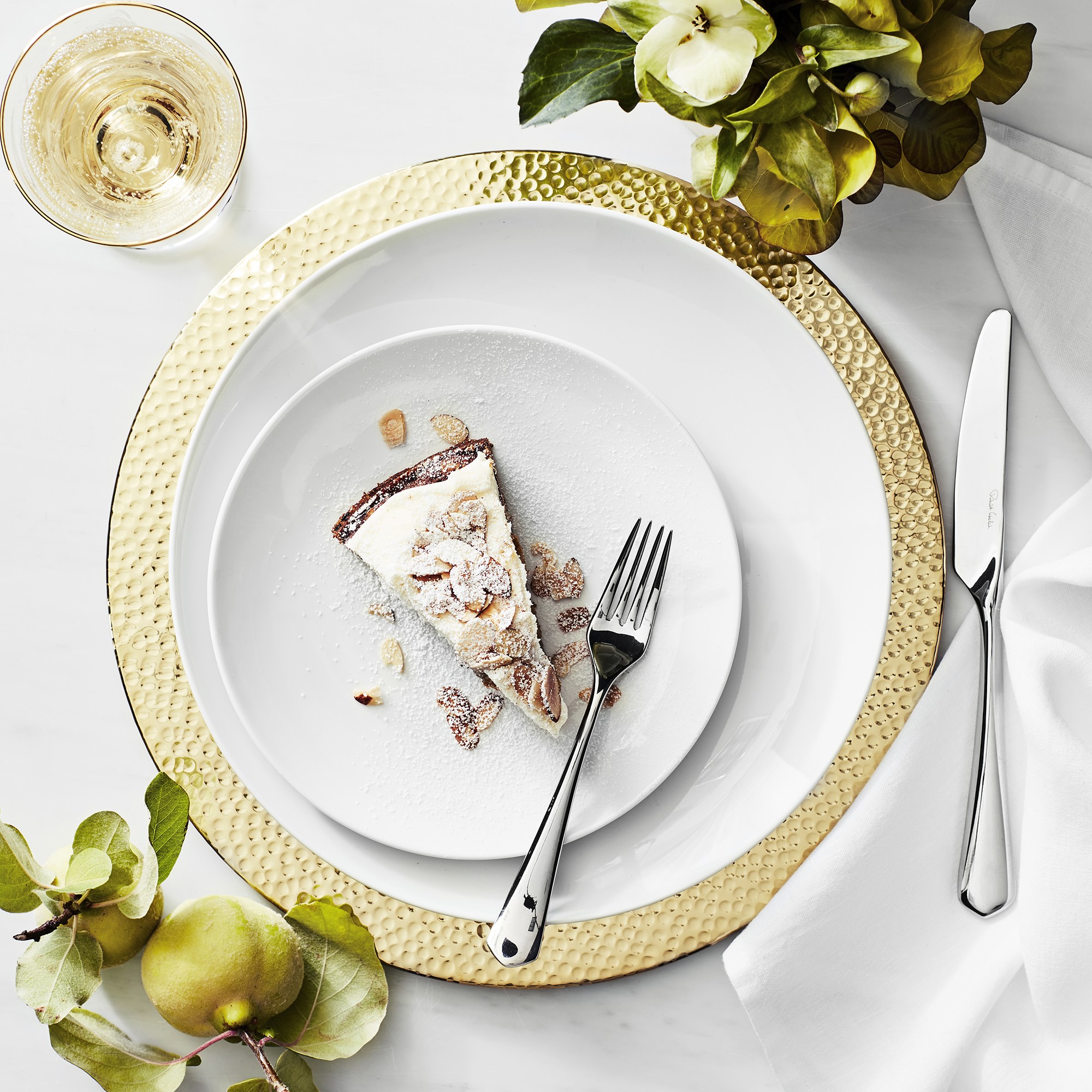 Pillivuyt Coupe Porcelain Salad Plates