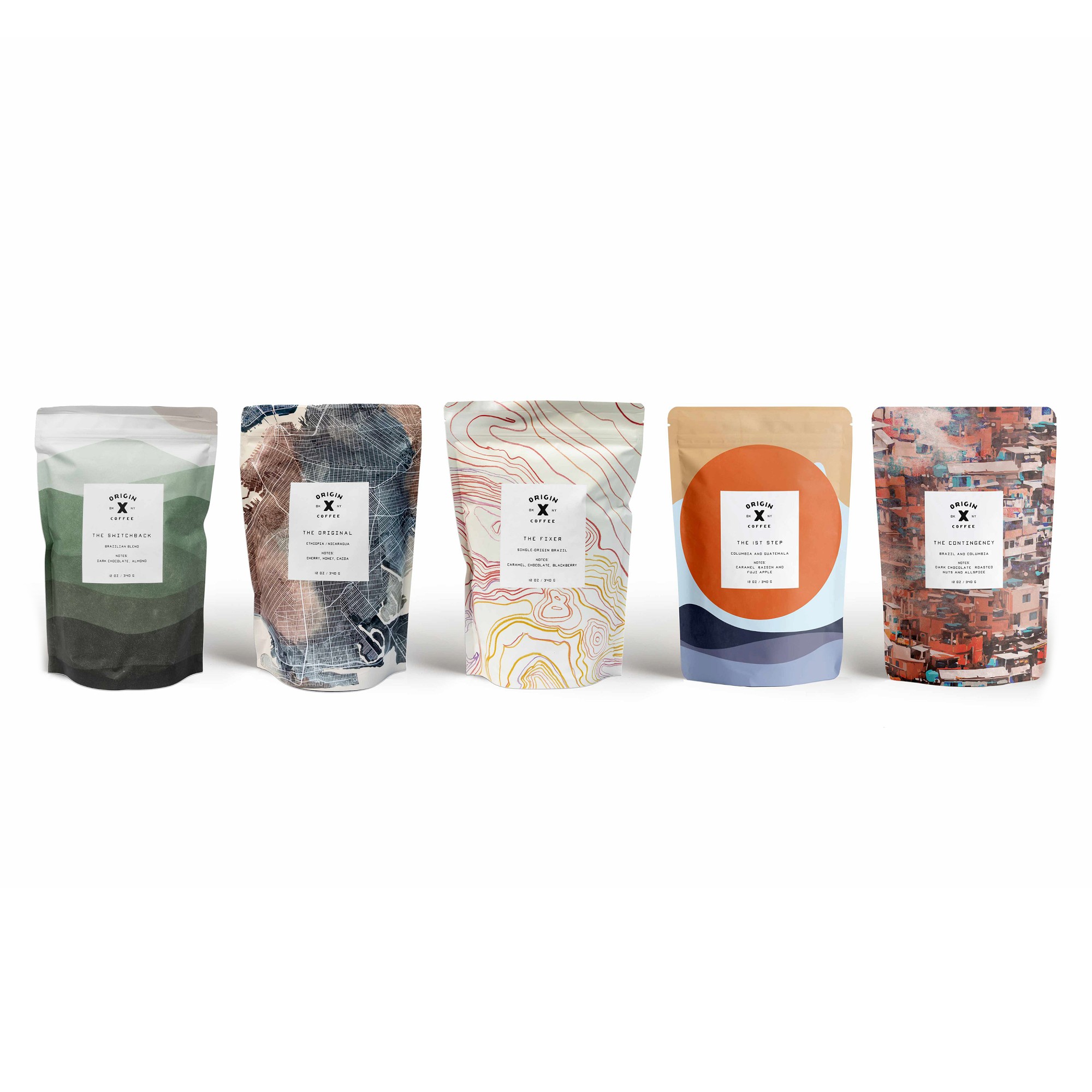 Origin X Coffee Variety Pack, Set of 5