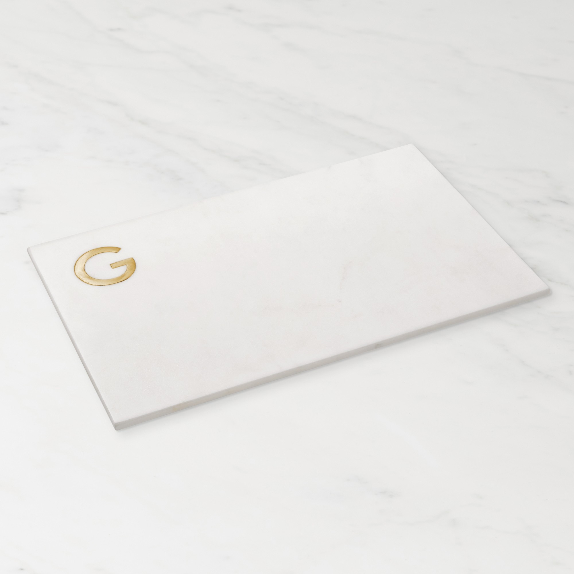 Marble & Brass Monogram Board