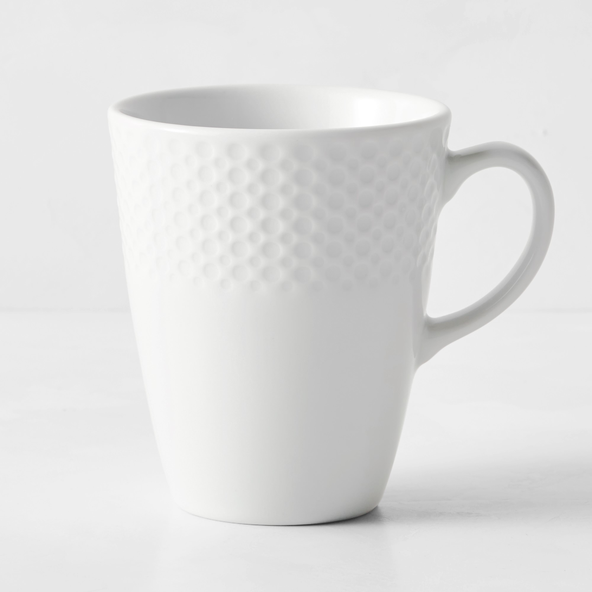 Pillivuyt Perle Porcelain Mugs, Set of 4