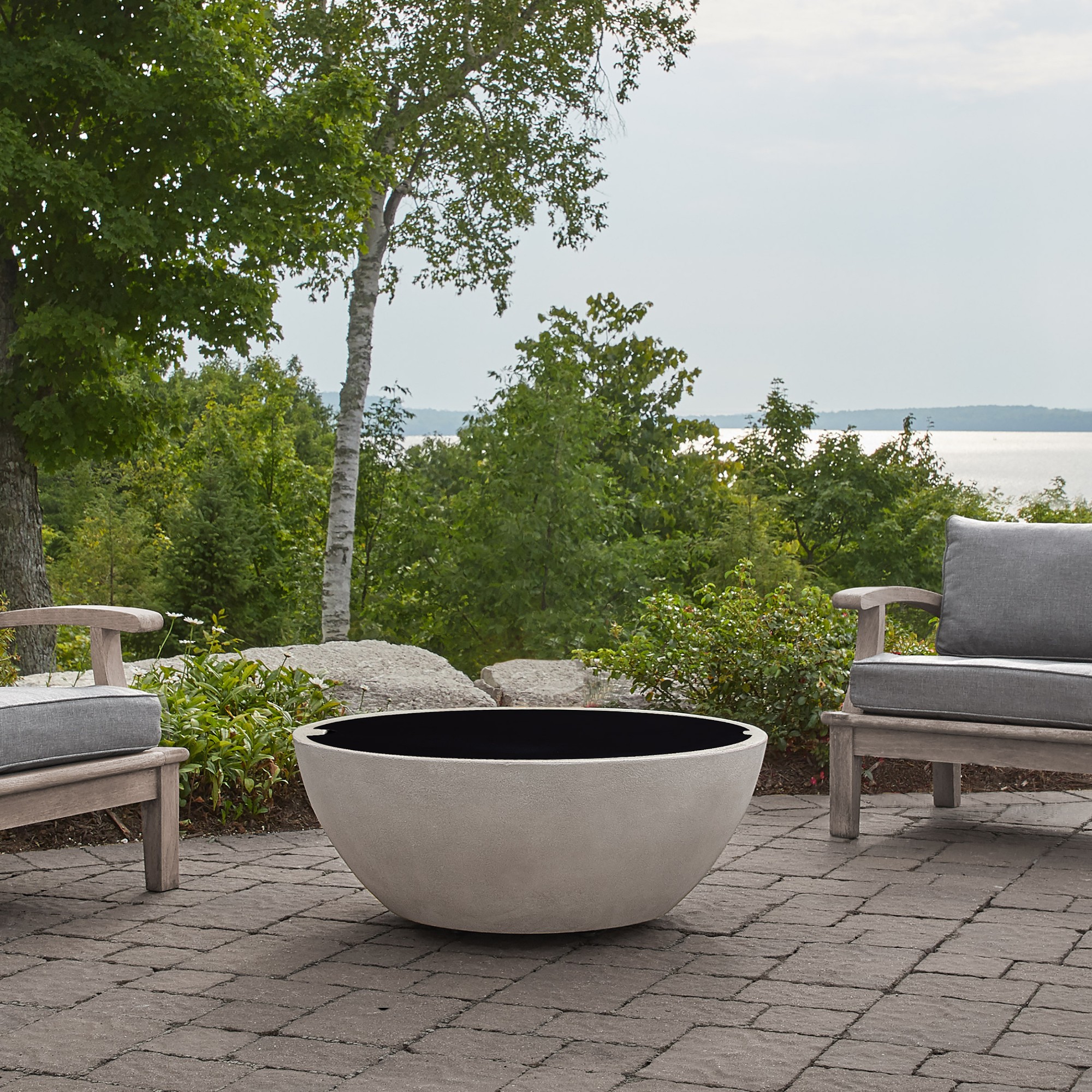 Havana Round Aluminum Fire Table Lid (34