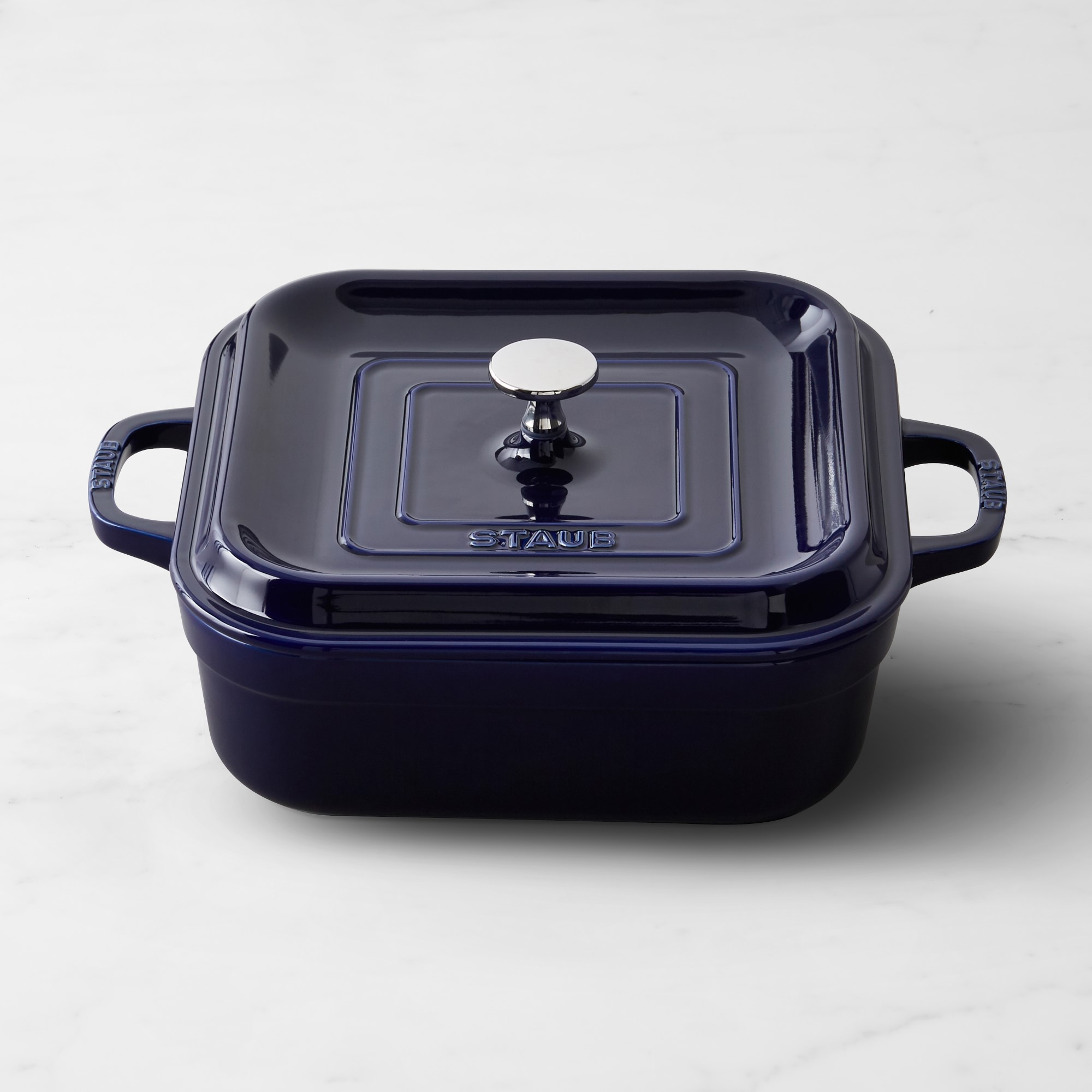 Staub Stoneware Square Covered Baker, 3.2-Qt.