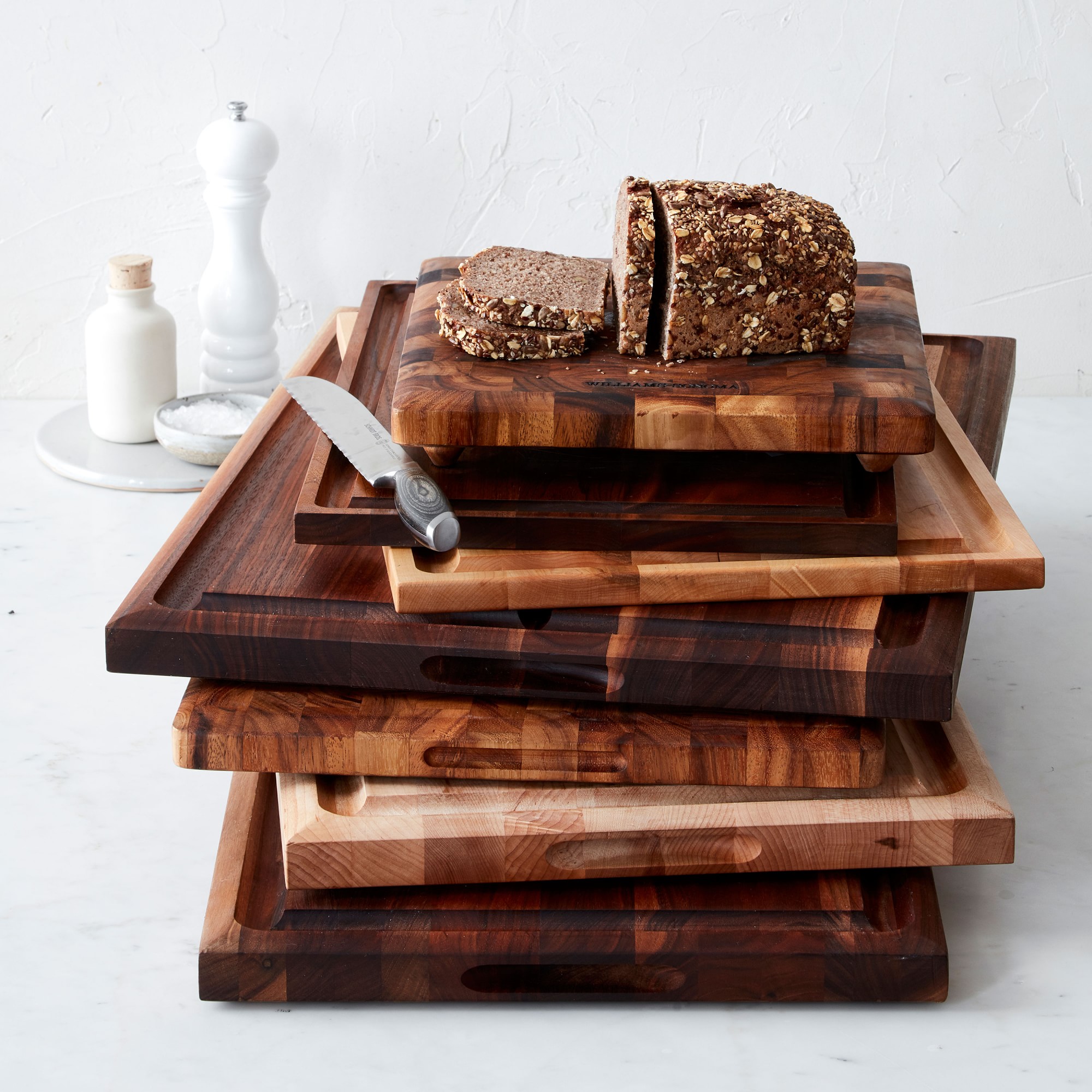 Williams Sonoma End-Grain Cutting Board, Acacia