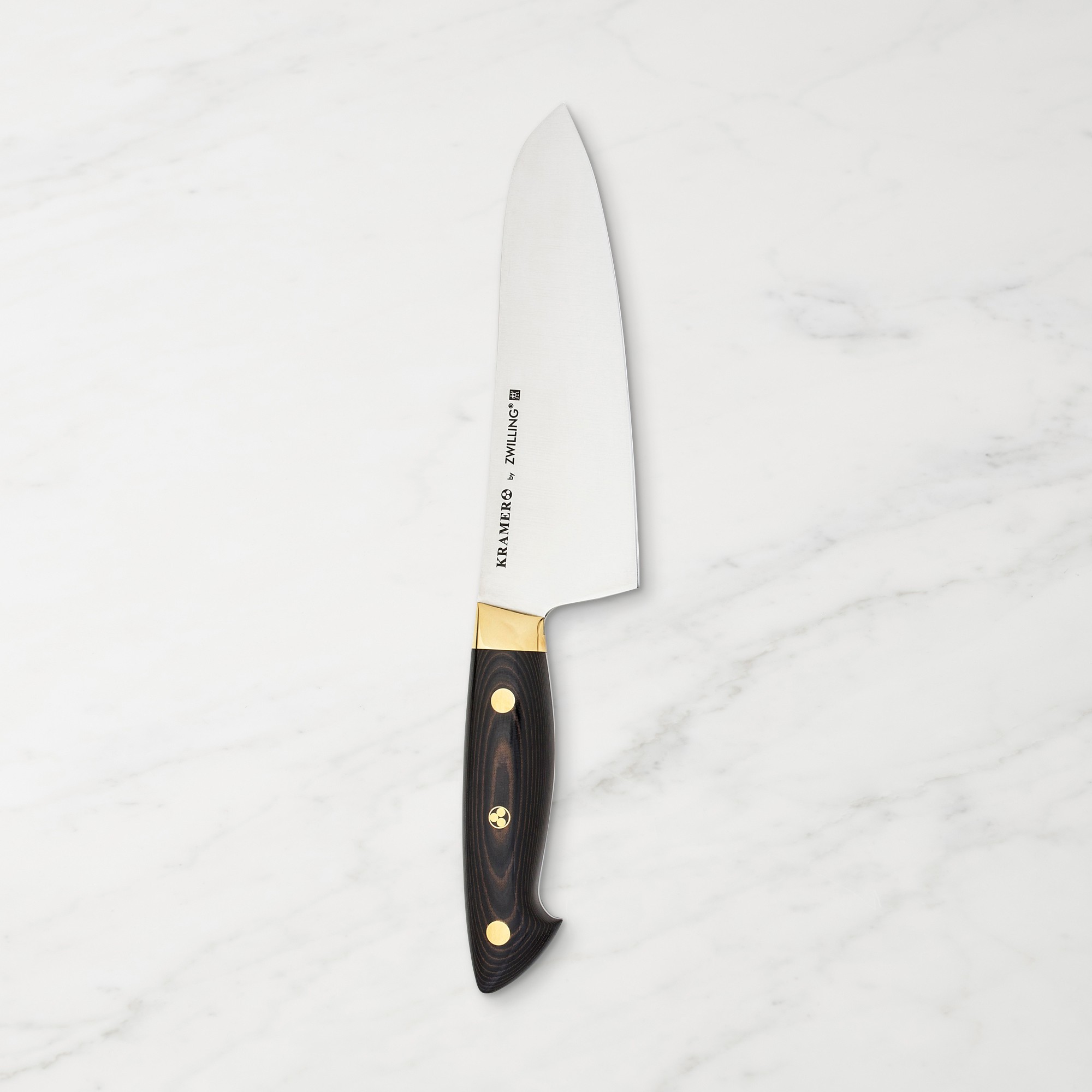 Zwilling Bob Kramer Carbon Steel Santoku Knife, 7