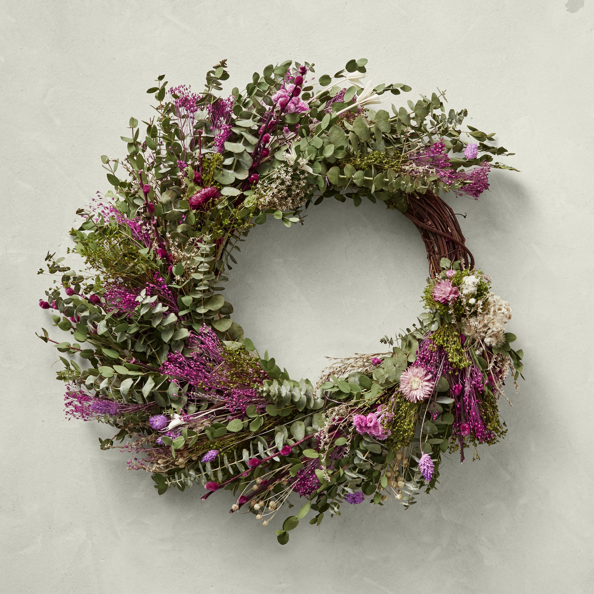 Garden in Bloom Live Wreath, 24