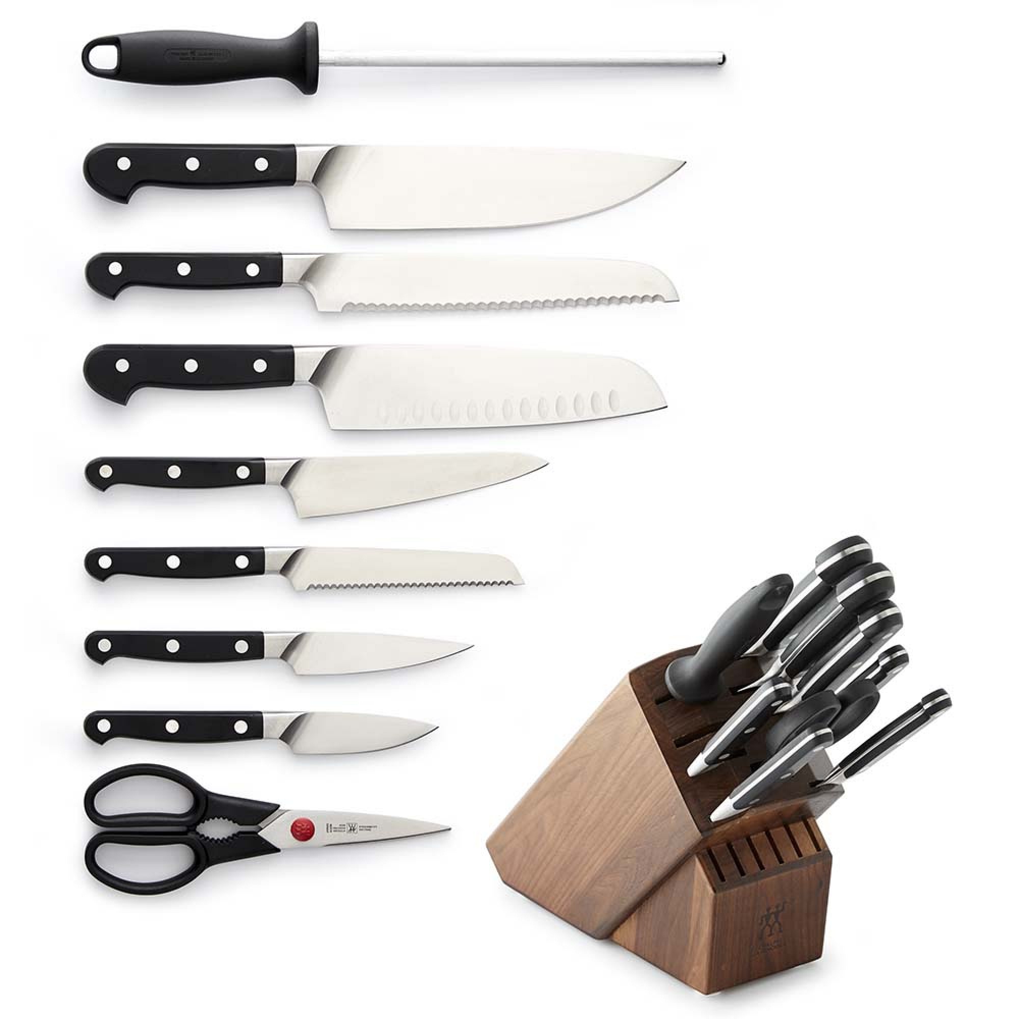 Zwilling Pro Knife Block, Set of 10