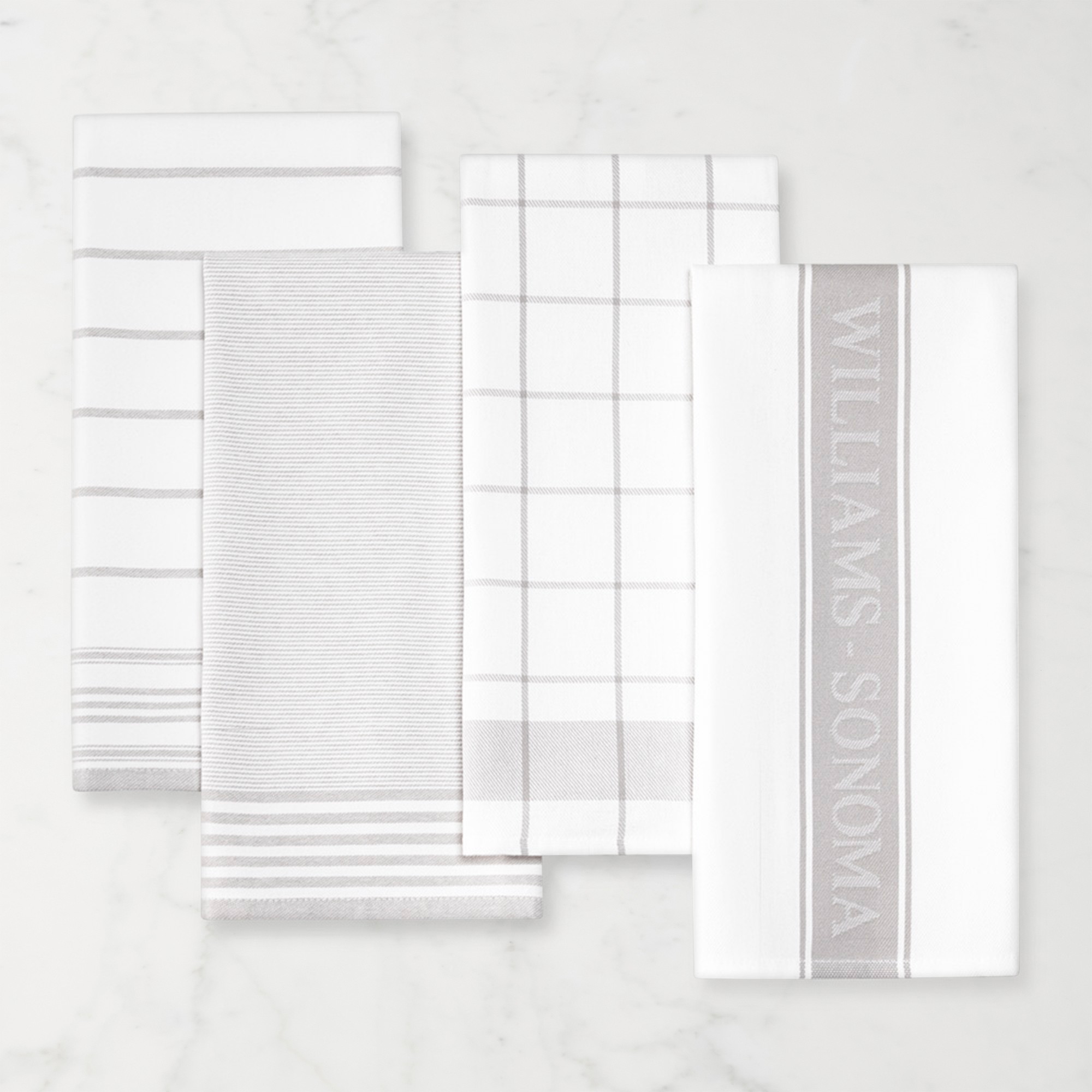 Williams Sonoma Multi Pack Towels, Set of 4