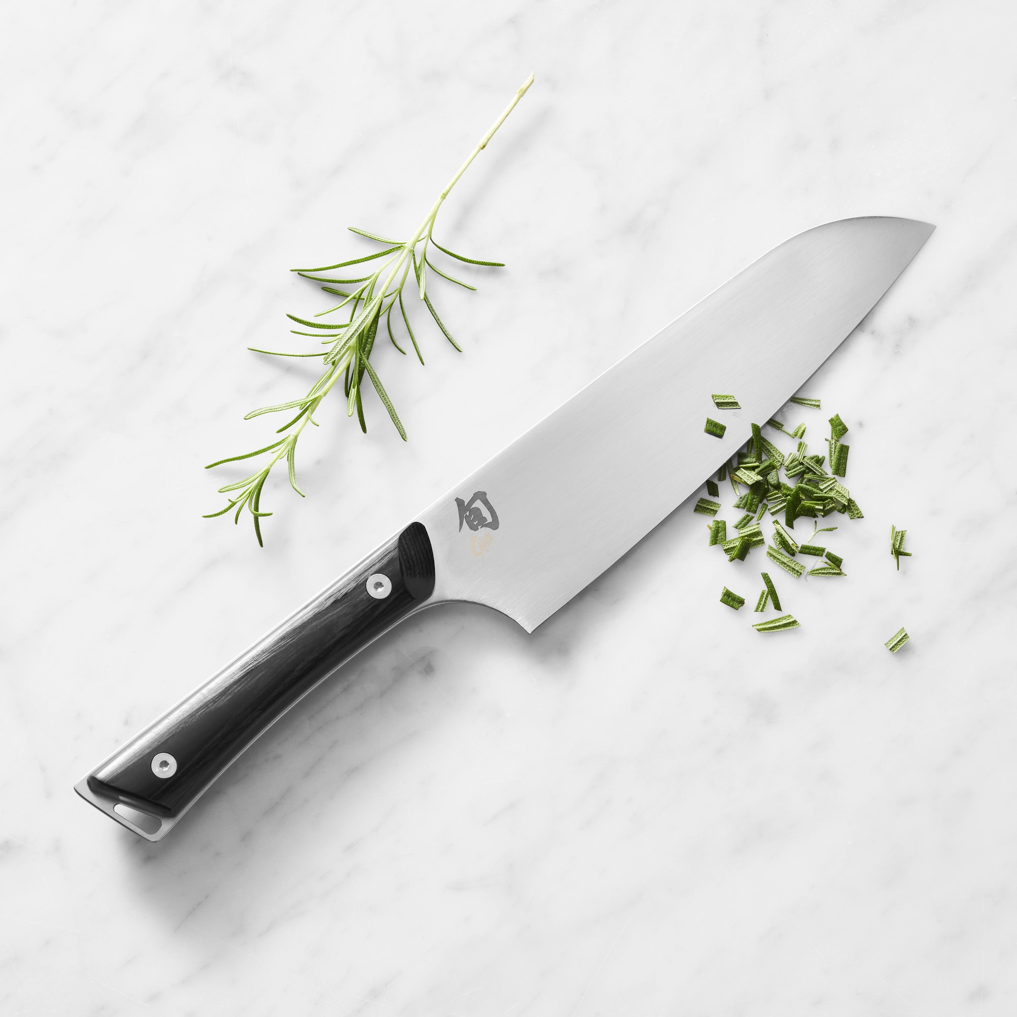 Shun Kazahana Santoku Knife, 7