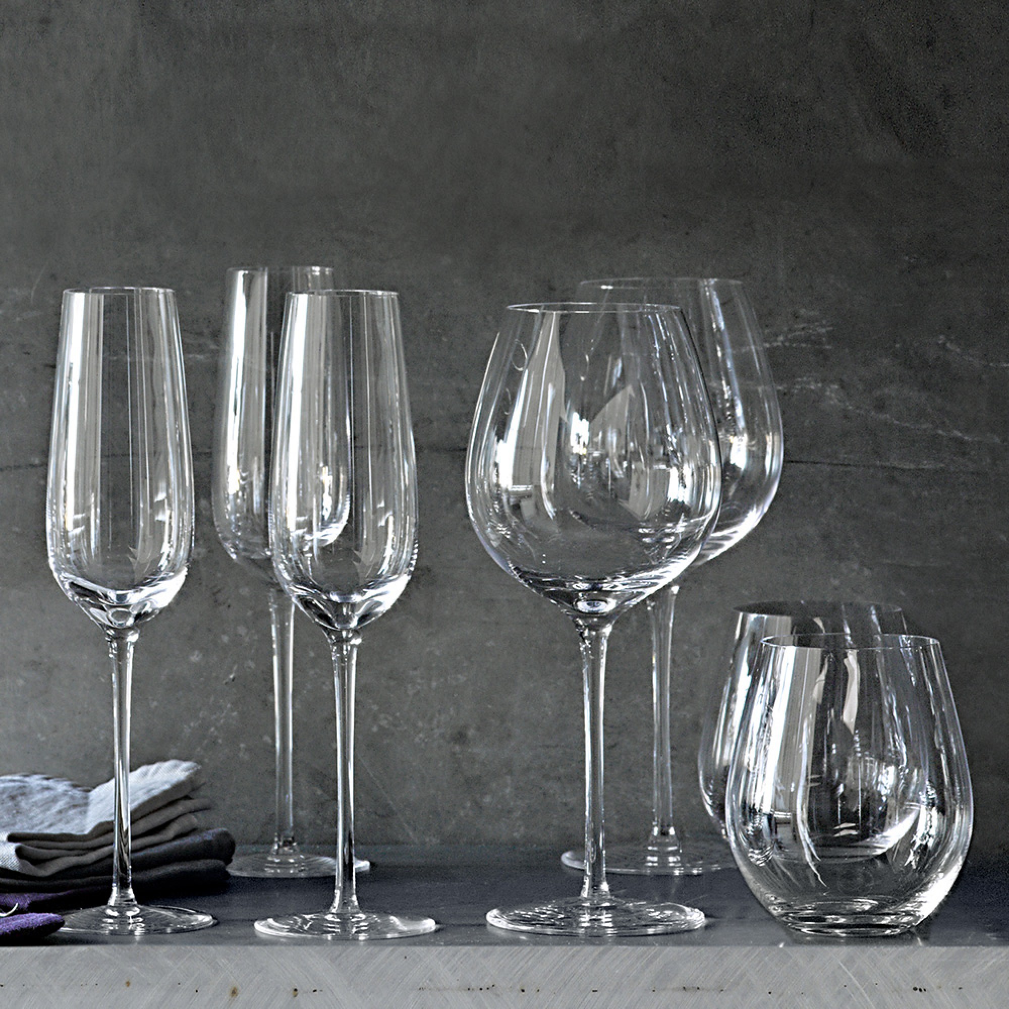 Williams Sonoma Reserve Cabernet Wine Glasses, Buy 6-Get 8 Set