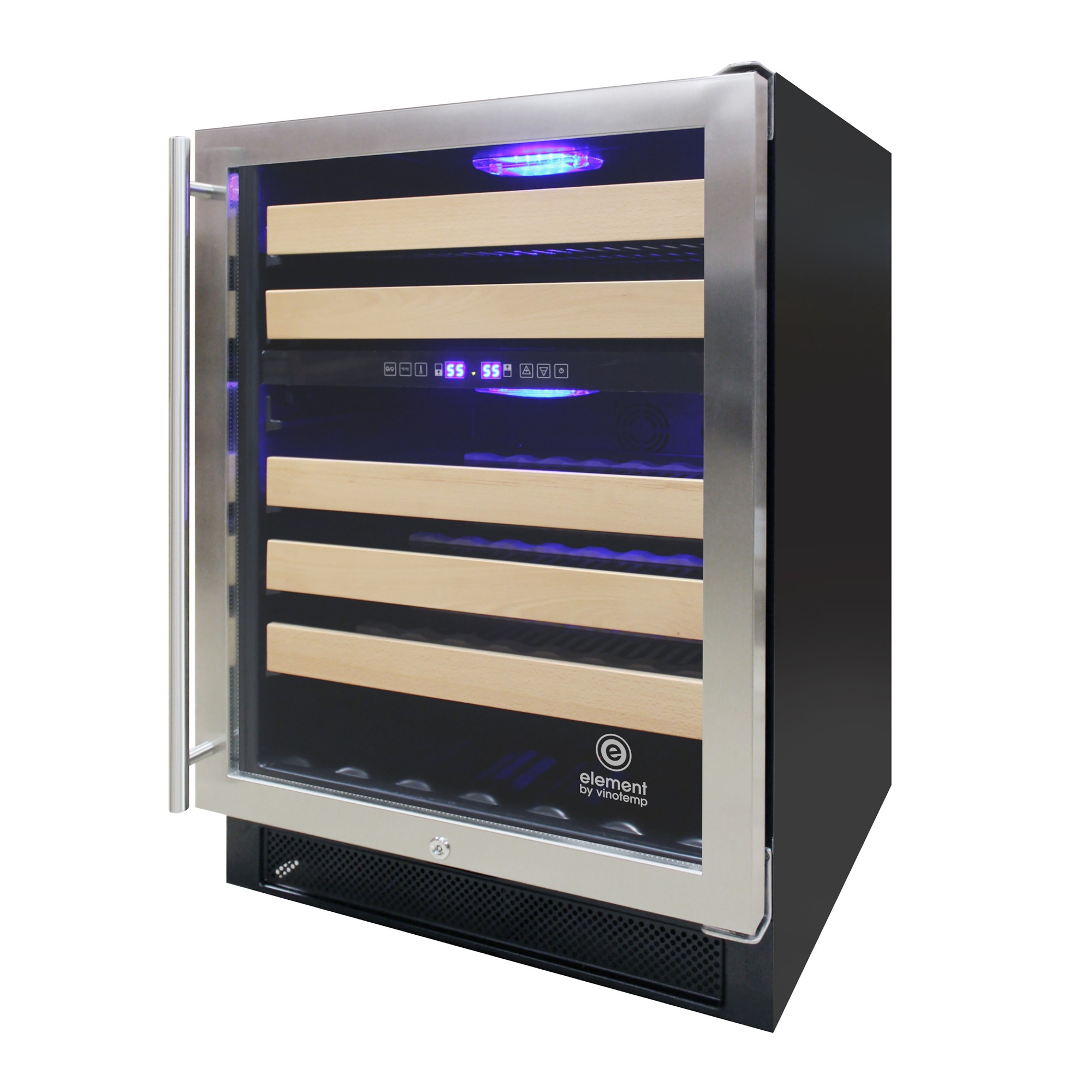 Vinotemp Connoisseur Series 46 Dual Zone Wine Cooler