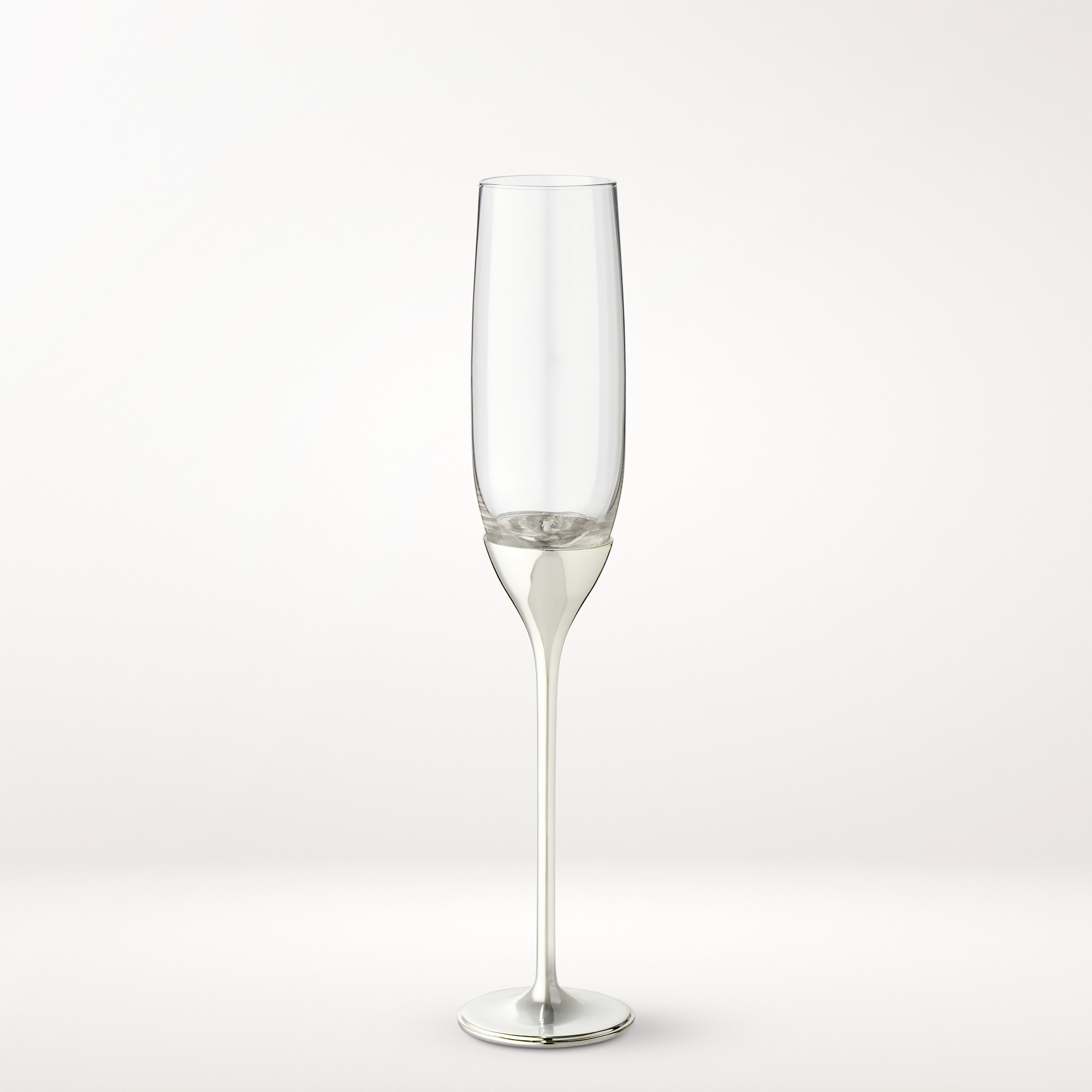 Heirloom Silver Champagne Flutes