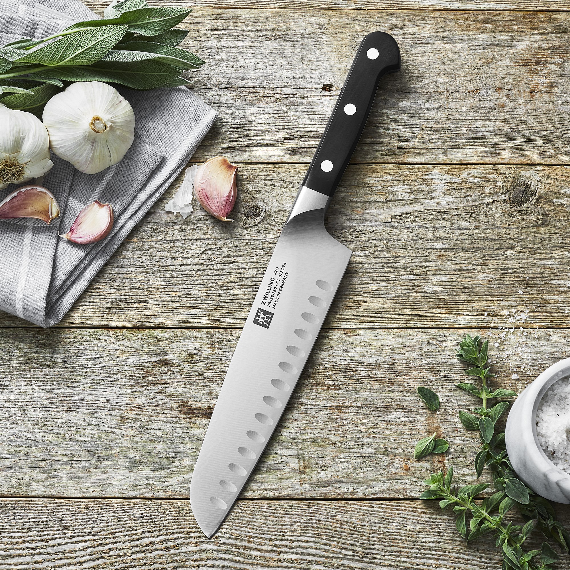 Zwilling Pro Slim Santoku Knife, 7