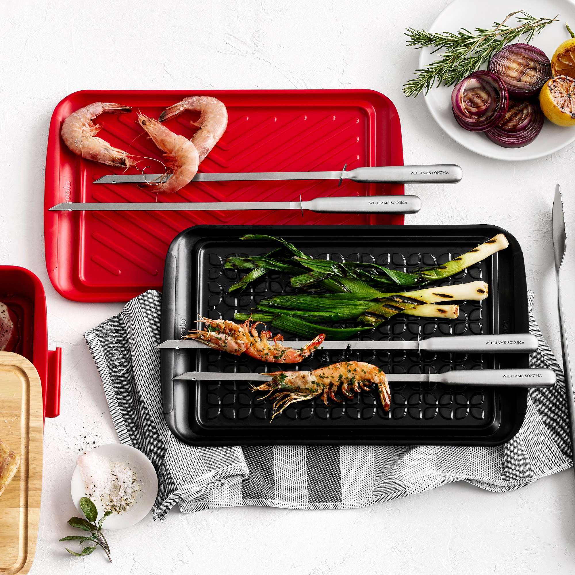 Williams Sonoma Grill Marinade & Prep Tray Set