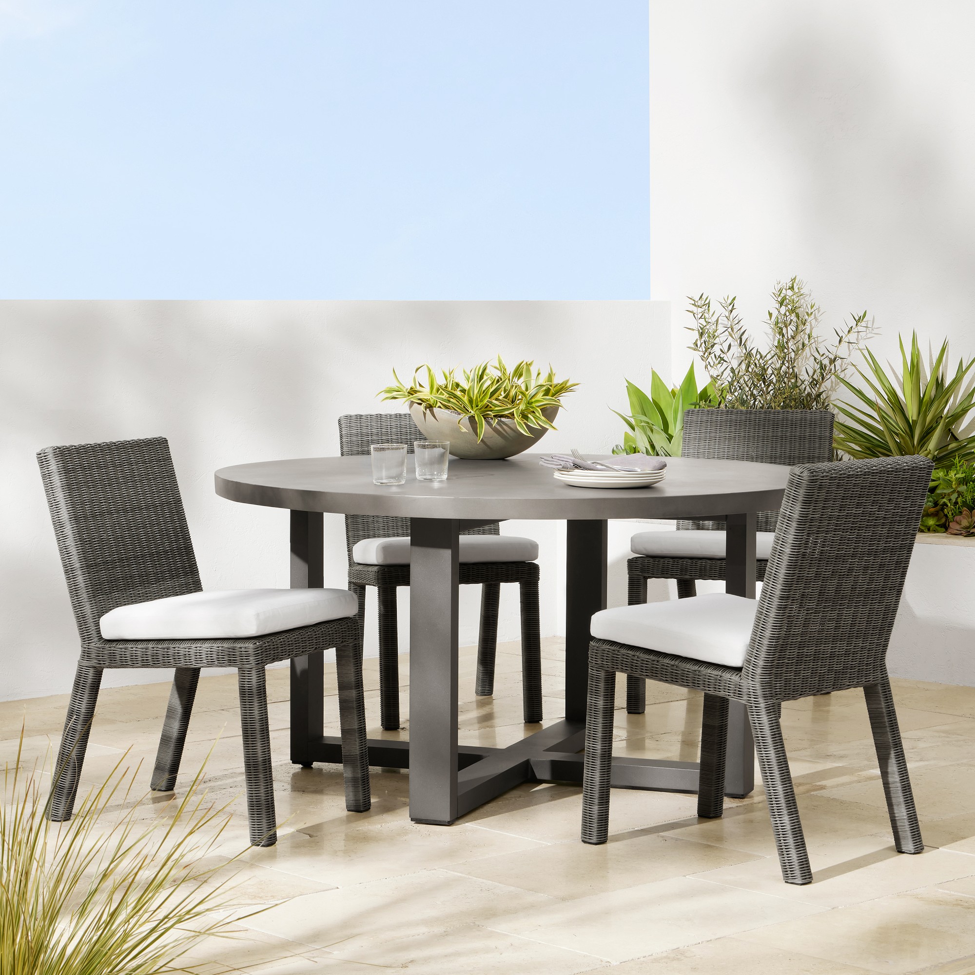 Siena Outdoor All-Weather Weave Dining Side Chair