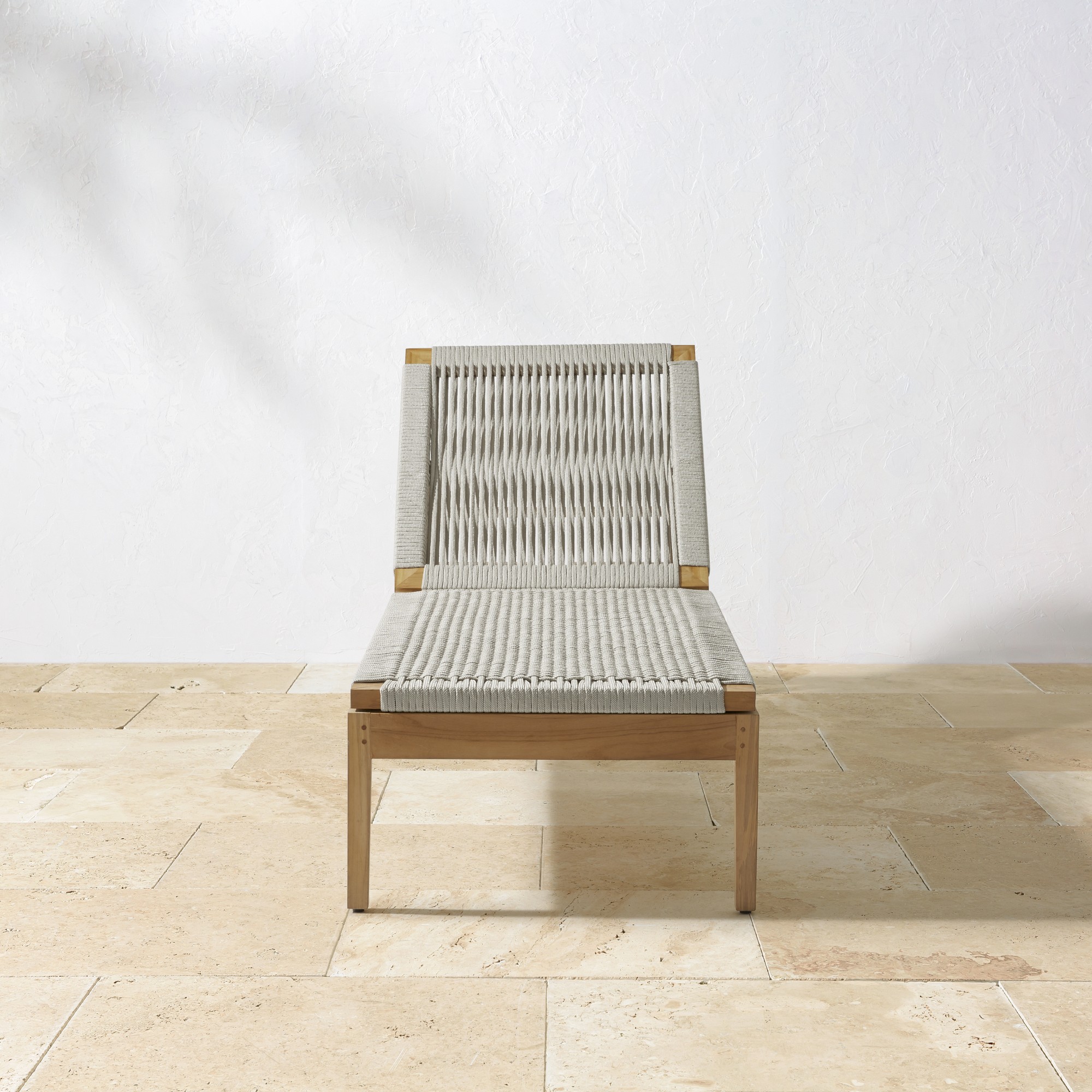 Pasadena Outdoor Teak Chaise