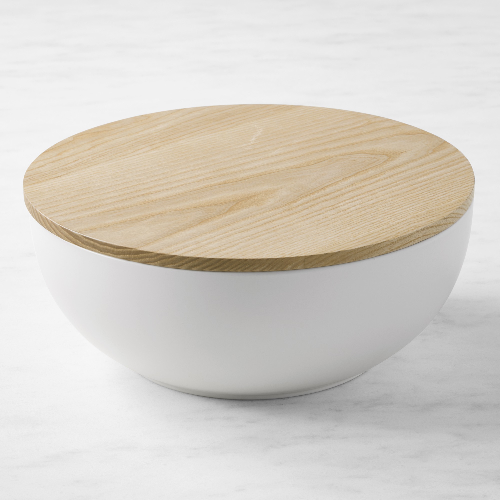 Hold Everything Lidded Ceramic Bowl, Ashwood