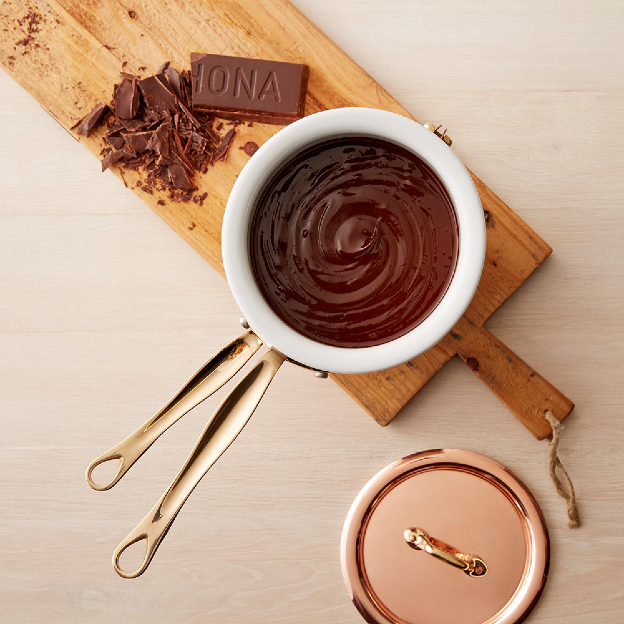 Mauviel M'150B Copper Double Boiler, 2-Qt.