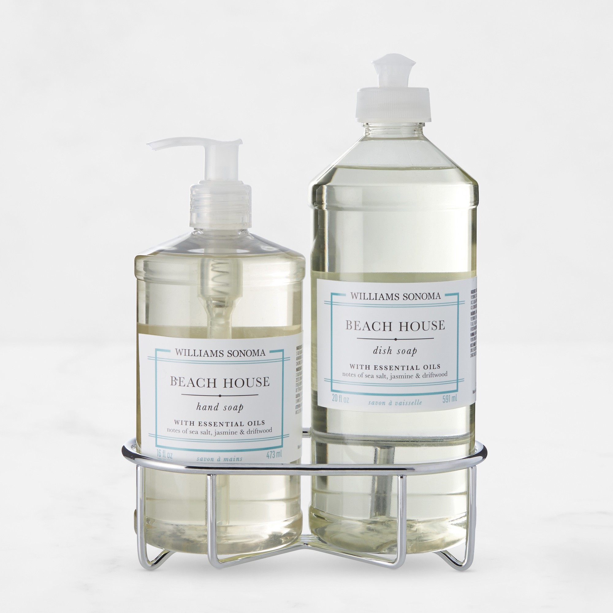 Williams Sonoma Beach House Hand Soap & Dish Soap 3-Piece Kitchen Set