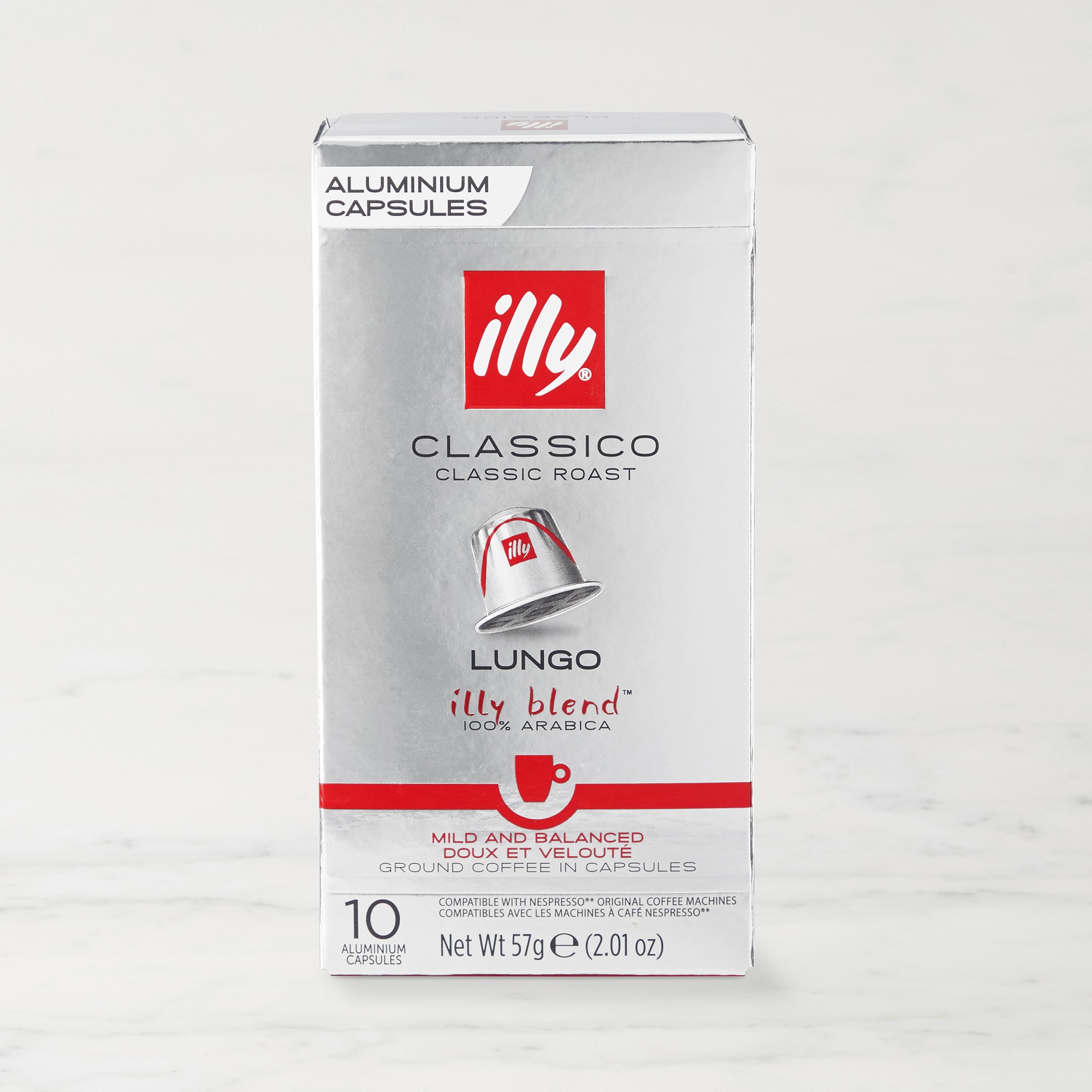 illy Aluminum Coffee Capsule, Lungo