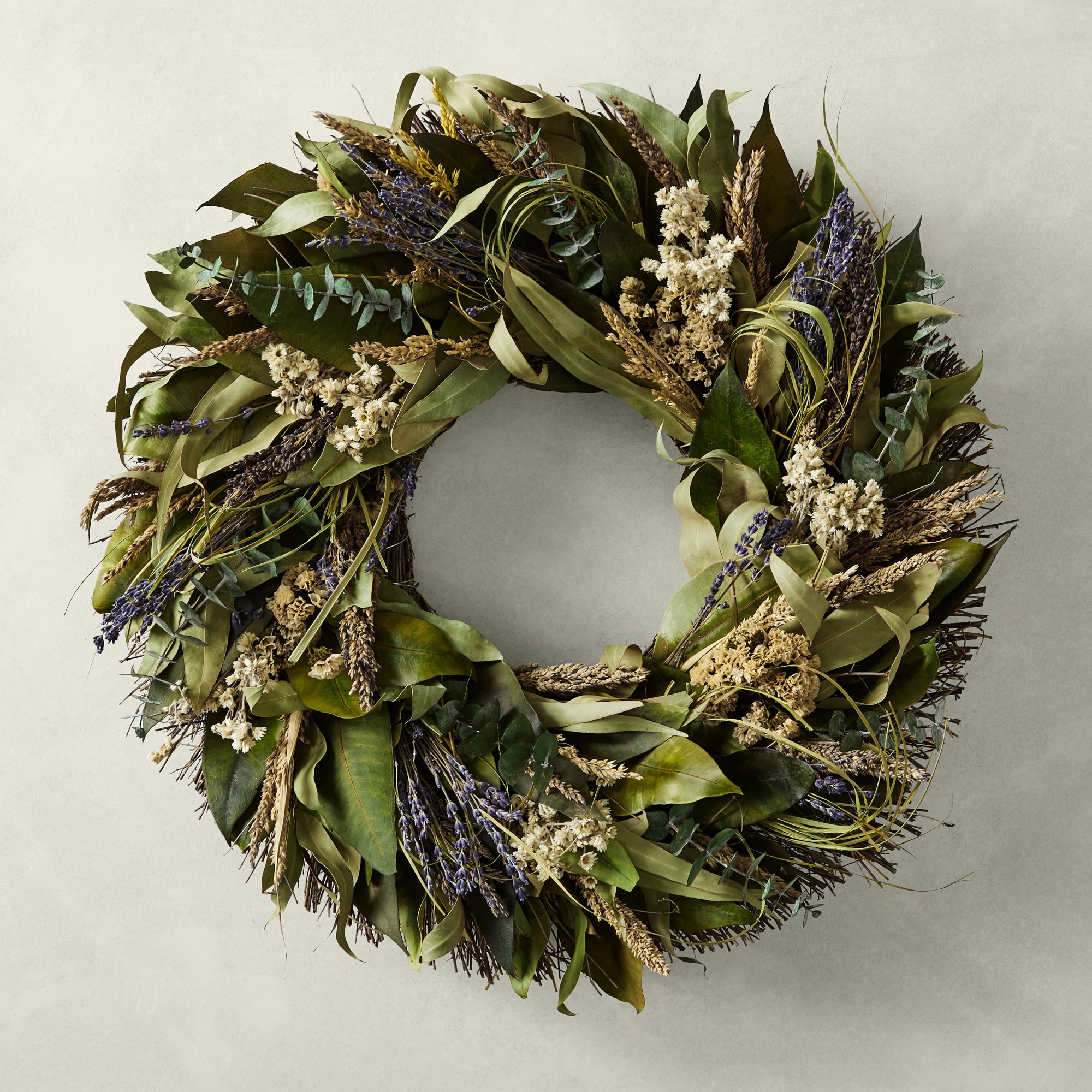 Sweet Lavender Live Wreath, 20