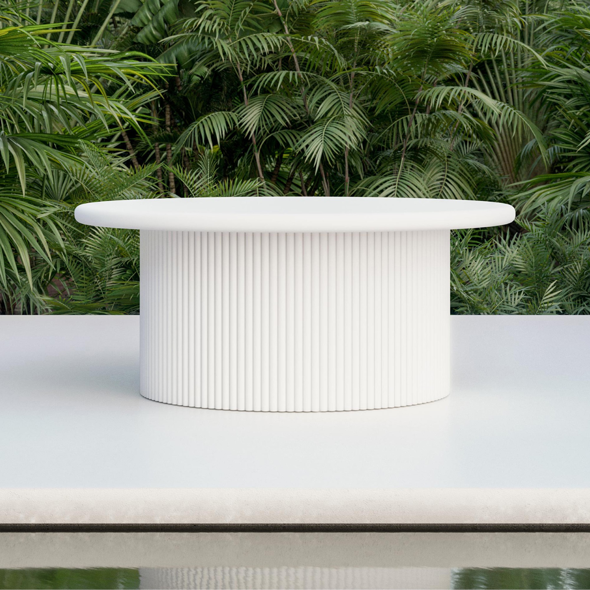 Petra Outdoor Round Coffee Table (40