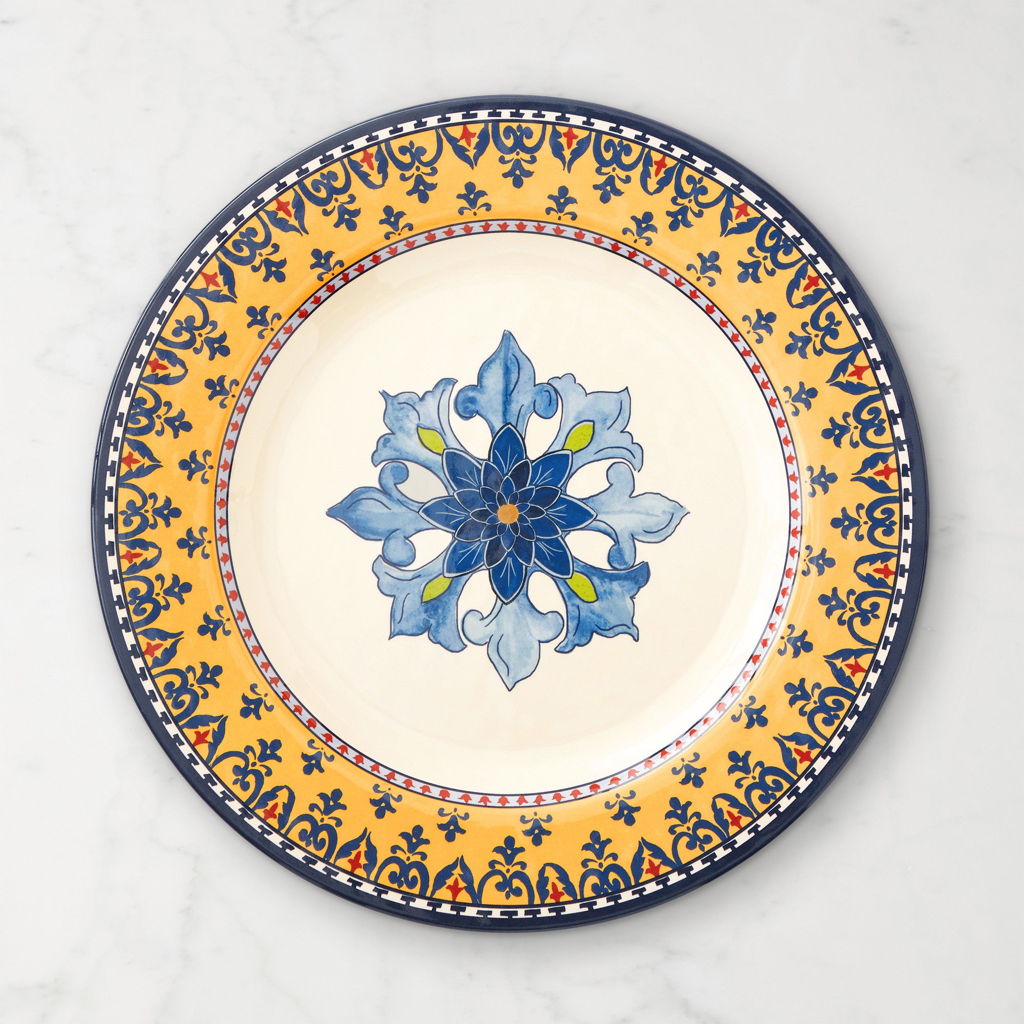 Sicily Blue Outdoor Melamine Dinnerware Collection