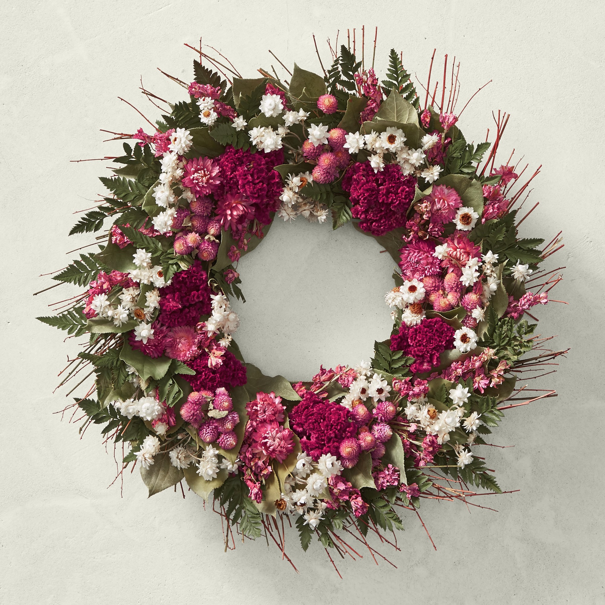 Pink Lady Live Wreath, 18