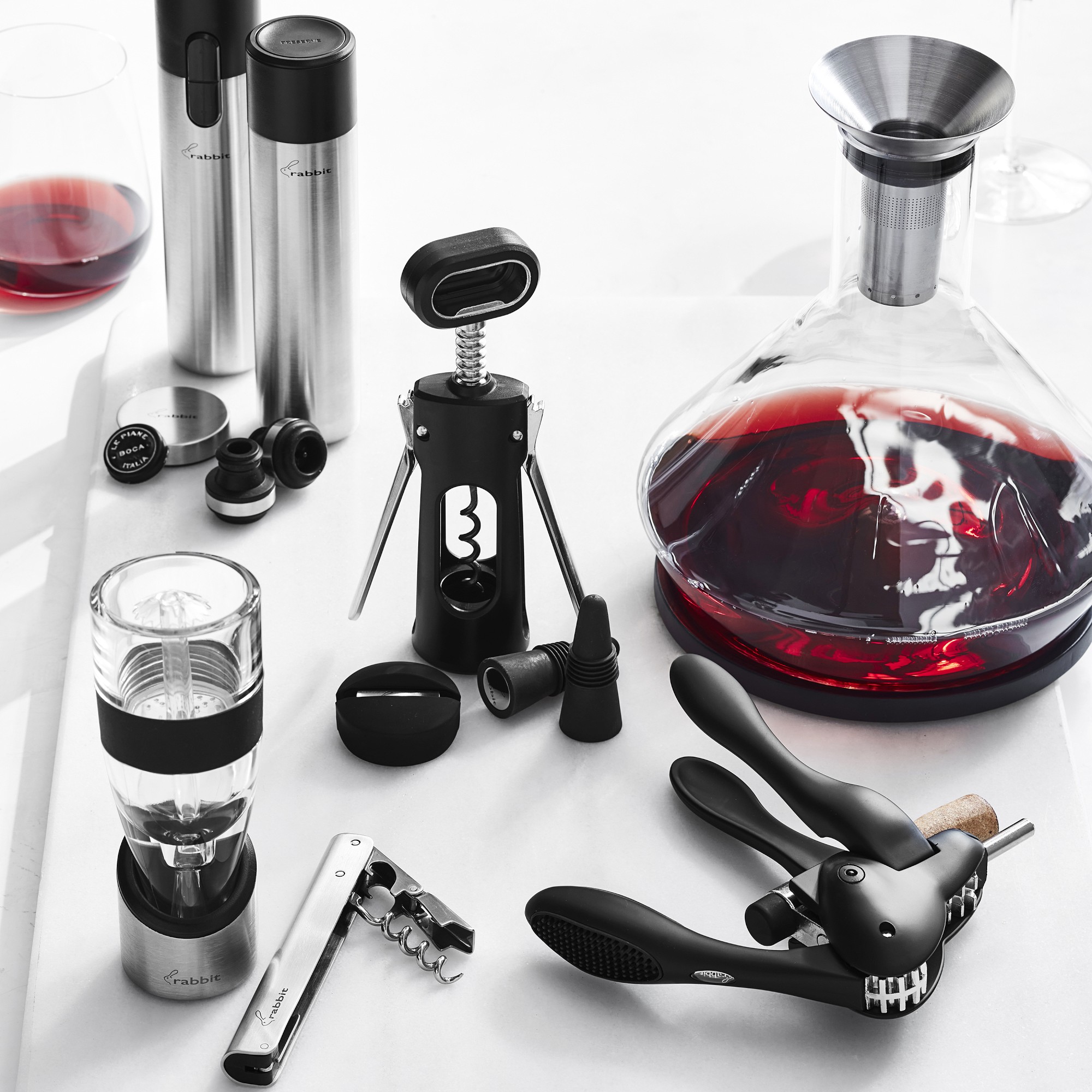 Rabbit Pro Aerating Wine Decanter