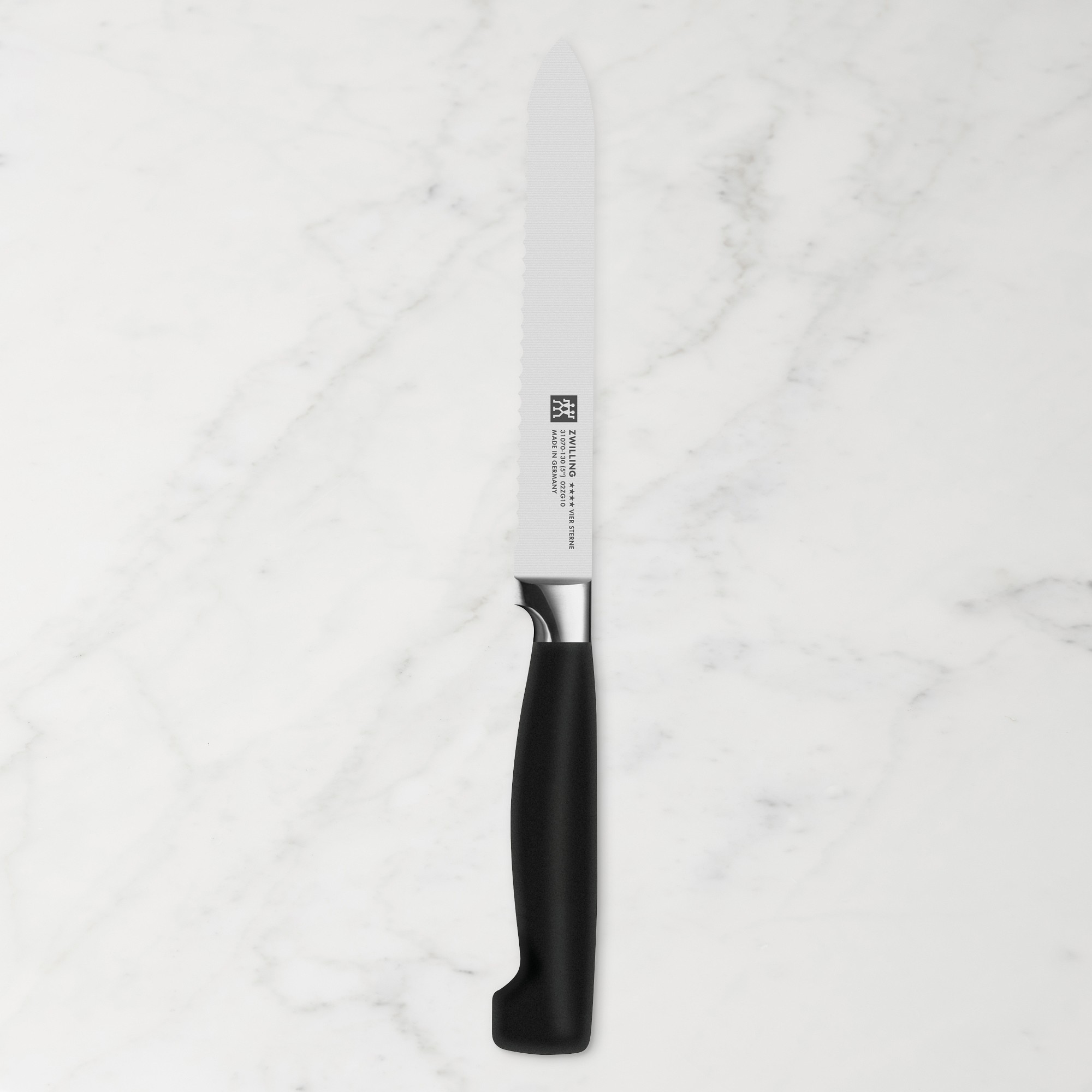 Zwilling Four Star Eco Serrated Utility Knife, 5
