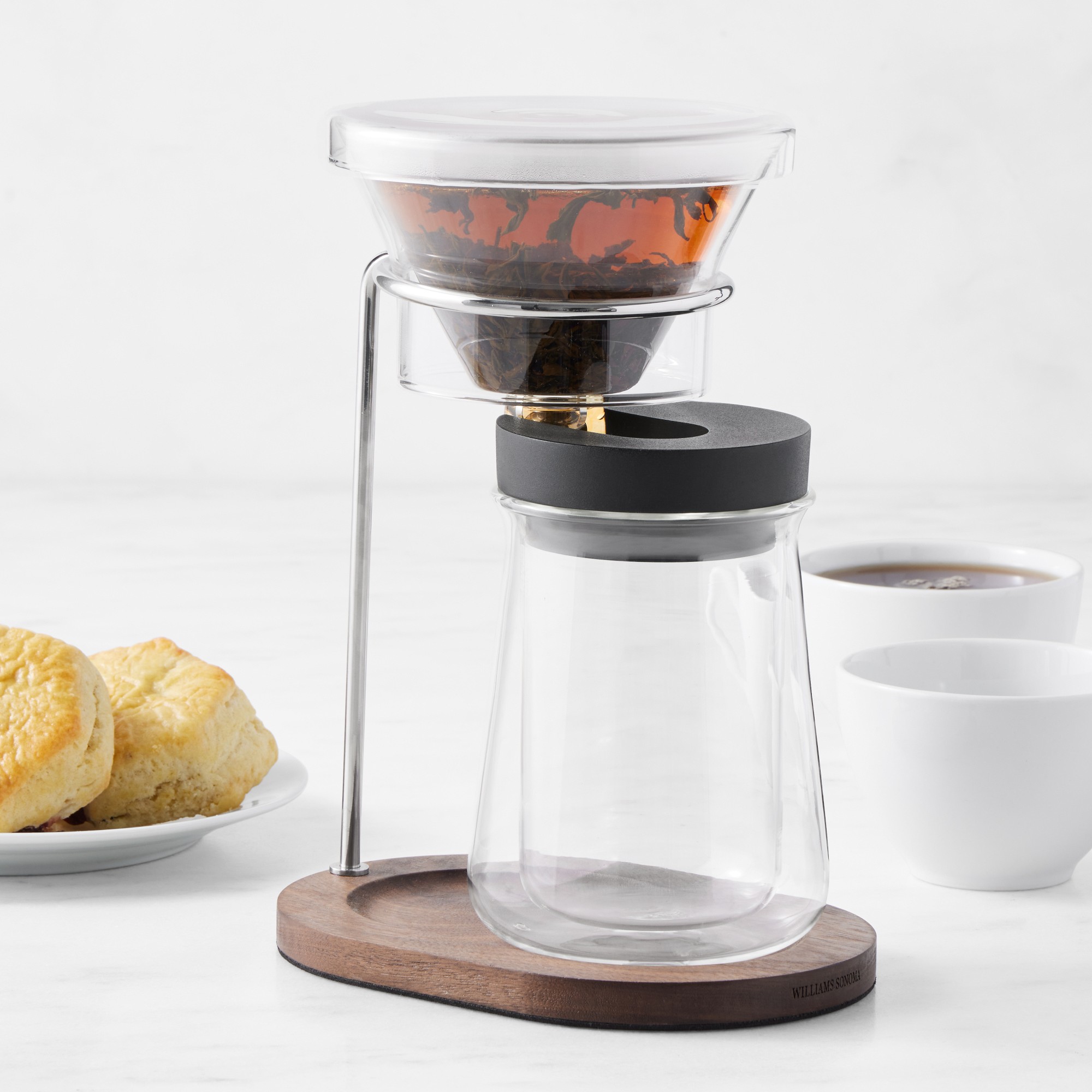 Williams Sonoma Glass Steep & Serve Tea Set