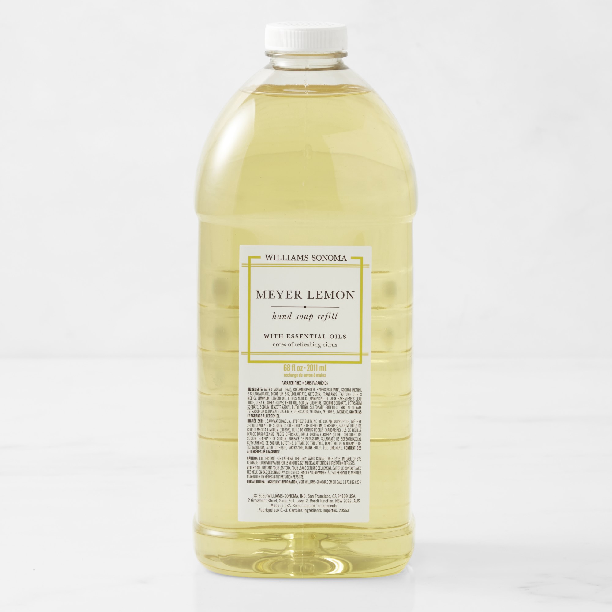 Williams Sonoma Meyer Lemon Hand Soap Refill, 68oz.